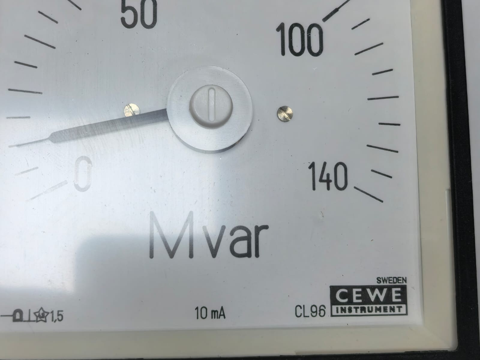 CEWE CL 96 CEWE INSTRUMENT CL 96 A-METER 0-140 MVAR 10MA 3