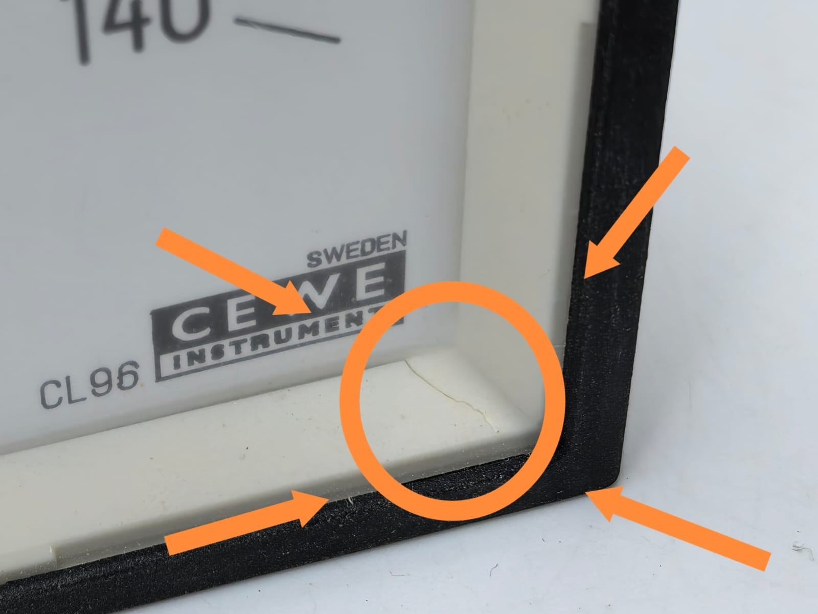 CEWE CL 96 CEWE INSTRUMENT CL 96 A-METER 0-140 MVAR 10MA 4