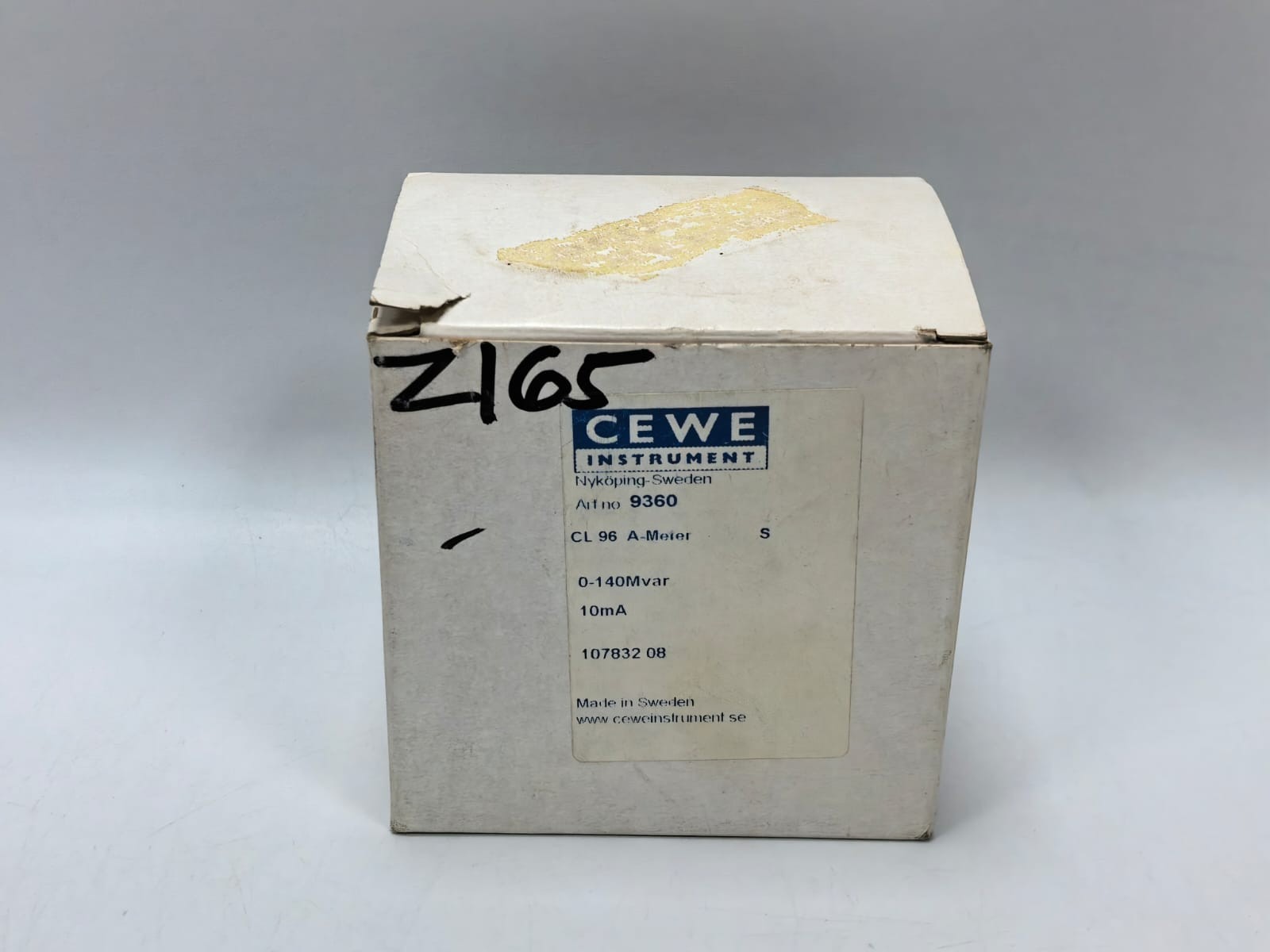 CEWE CL 96 CEWE INSTRUMENT CL 96 A-METER 0-140 MVAR 10MA 10
