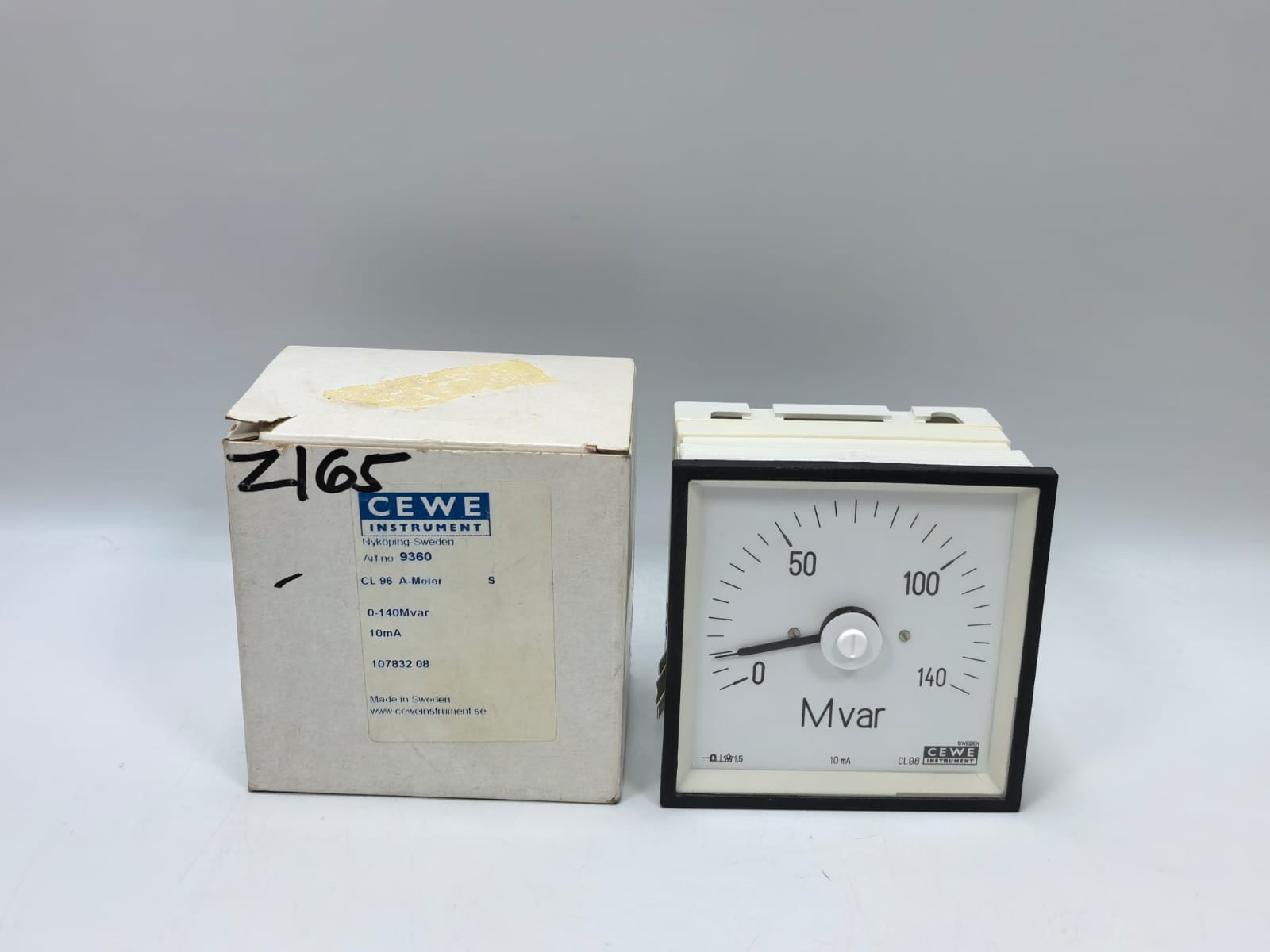 CEWE INSTRUMENT CL 96 A-METER 0-140 MVAR 10MA
