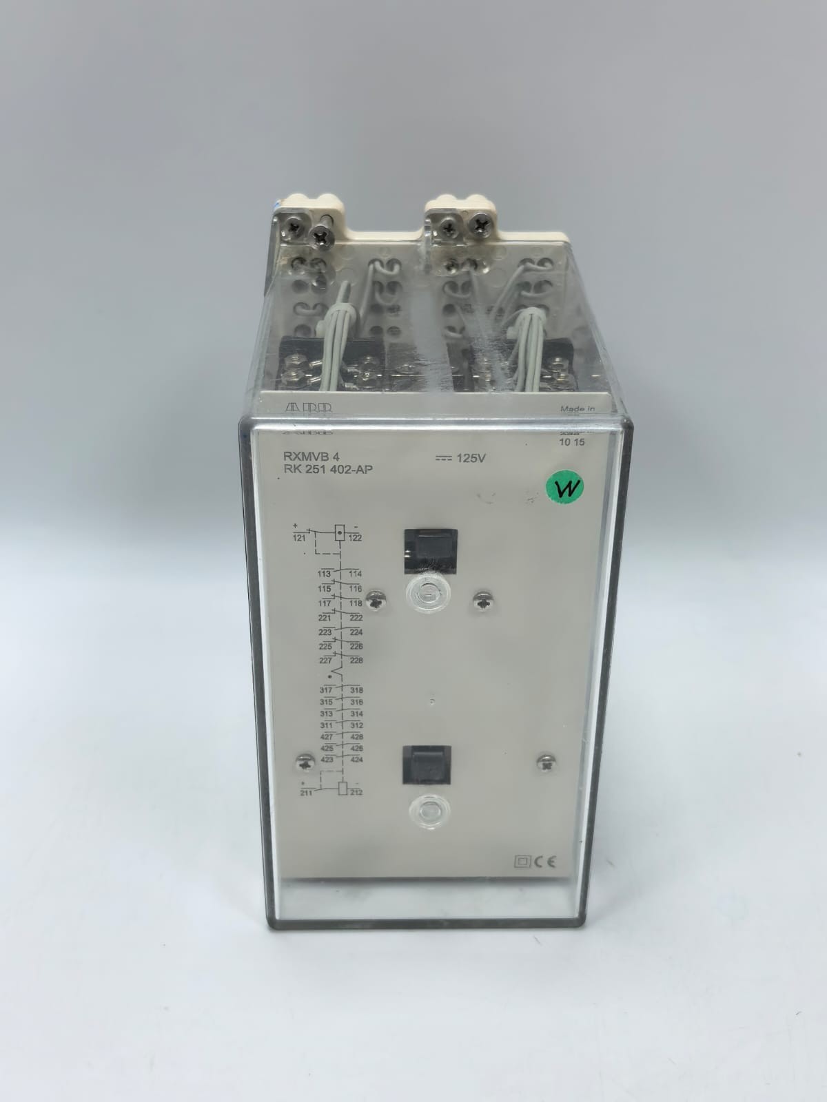 ABB RXMVB 4 RK 251 402-AP ABB RXMVB 4 RK 251 402-AP RELAY 125V 2