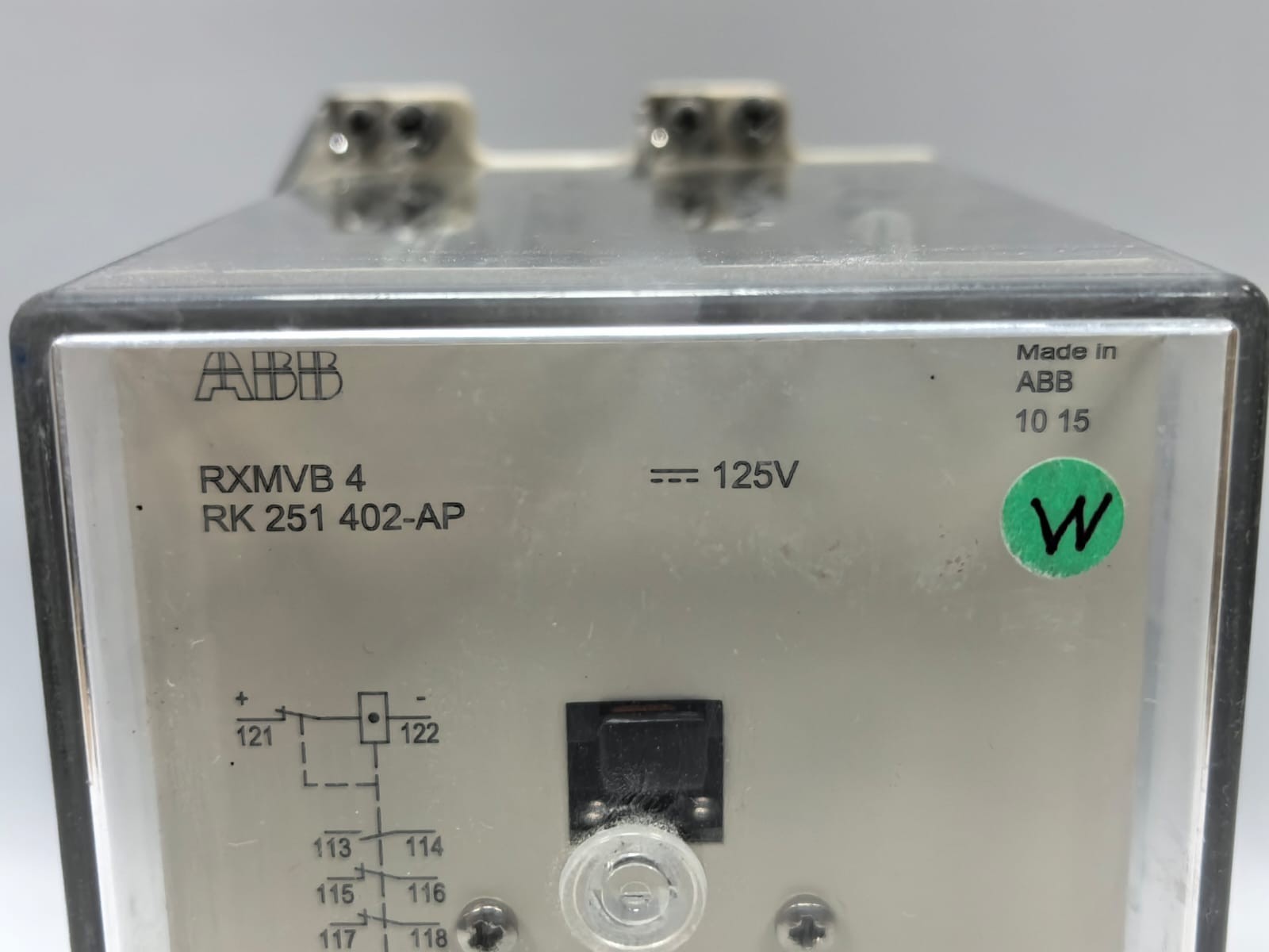 ABB RXMVB 4 RK 251 402-AP ABB RXMVB 4 RK 251 402-AP RELAY 125V 3