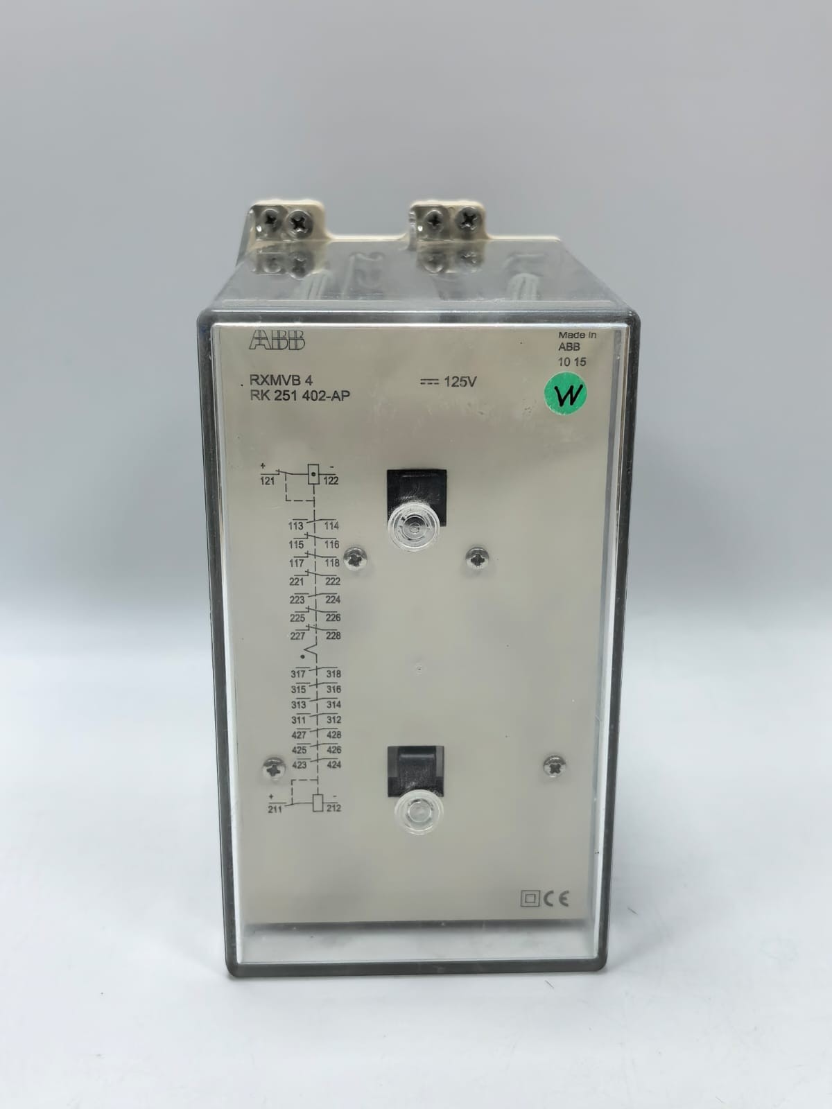ABB RXMVB 4 RK 251 402-AP RELAY 125V
