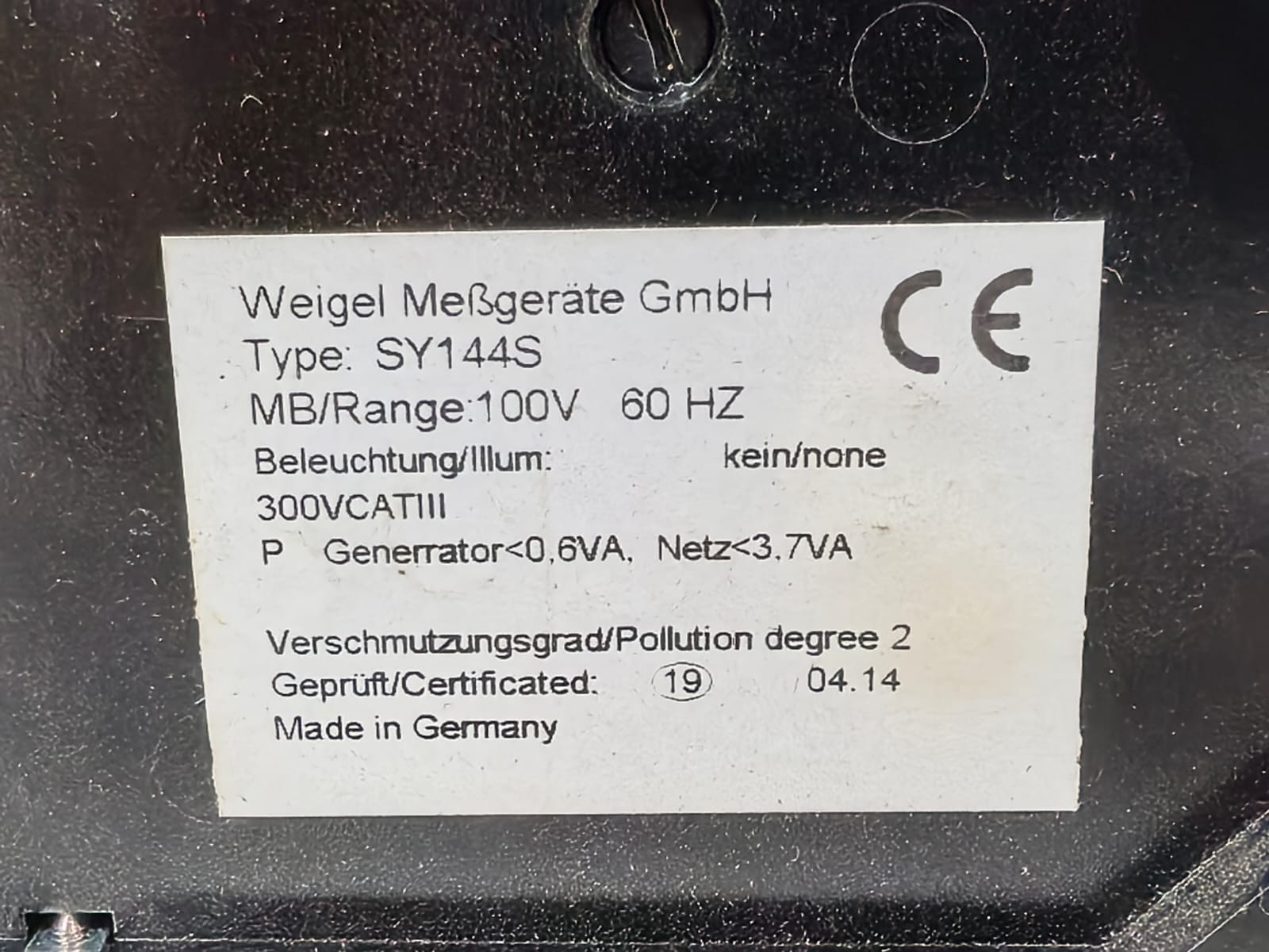 Siemens SY144S SIEMENS SY144S SYNCHRONOSKOP 100V 60HZ 7