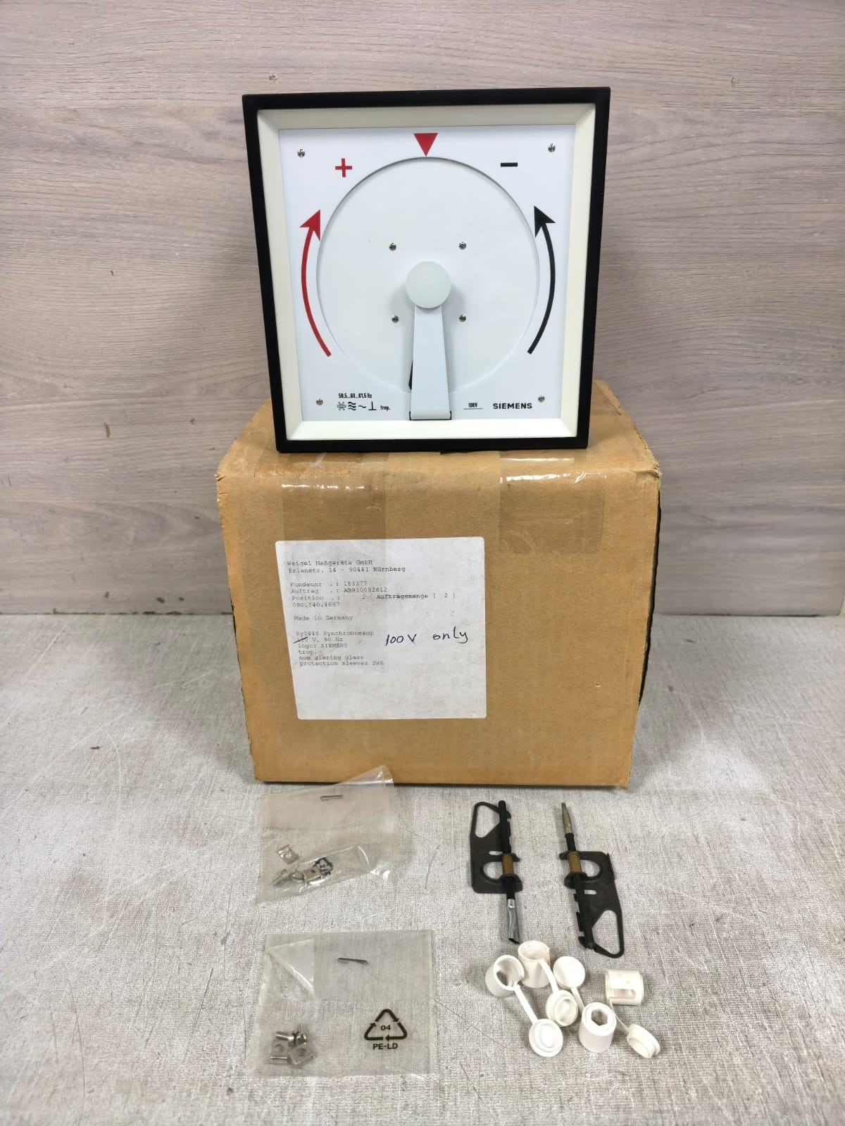 SIEMENS SY144S SYNCHRONOSKOP 100V 60HZ