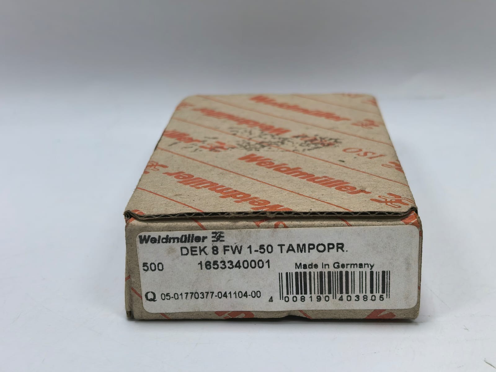 Weidmuller DEK 8 FW 1-50 WEIDMULLER DEK 8 FW 1-50 TAMPOPR TERMINAL MARKER 1653340001 8