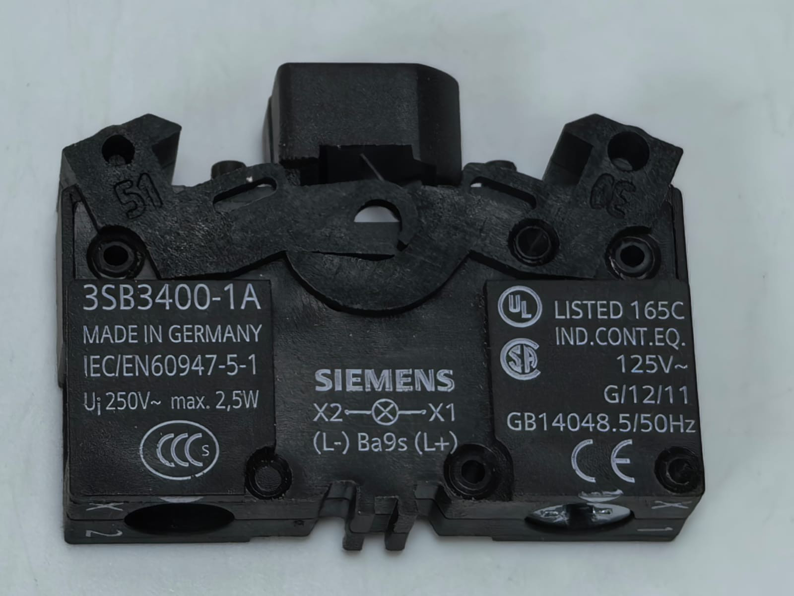 Siemens 3SB3 204-6BA60/ 3SB3400-1A SIEMENS 3SB3 204-6BA60/ 3SB3400-1A INDICATOR LIGHT 5