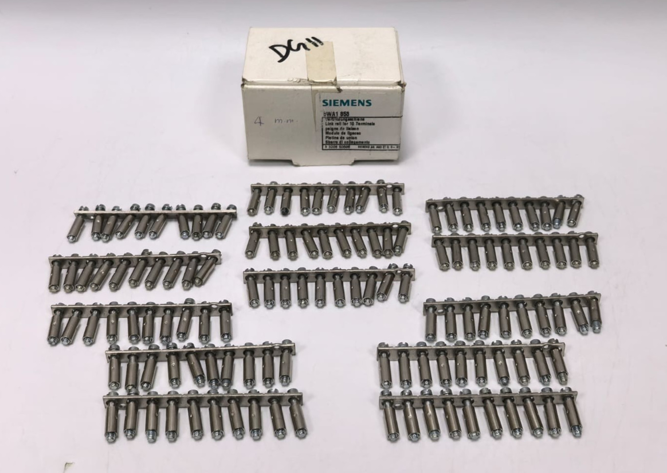 SIEMENS 8WA1 853 LINK RAIL FOR 10 TERMINALS [10*10 IN 1 BOX]