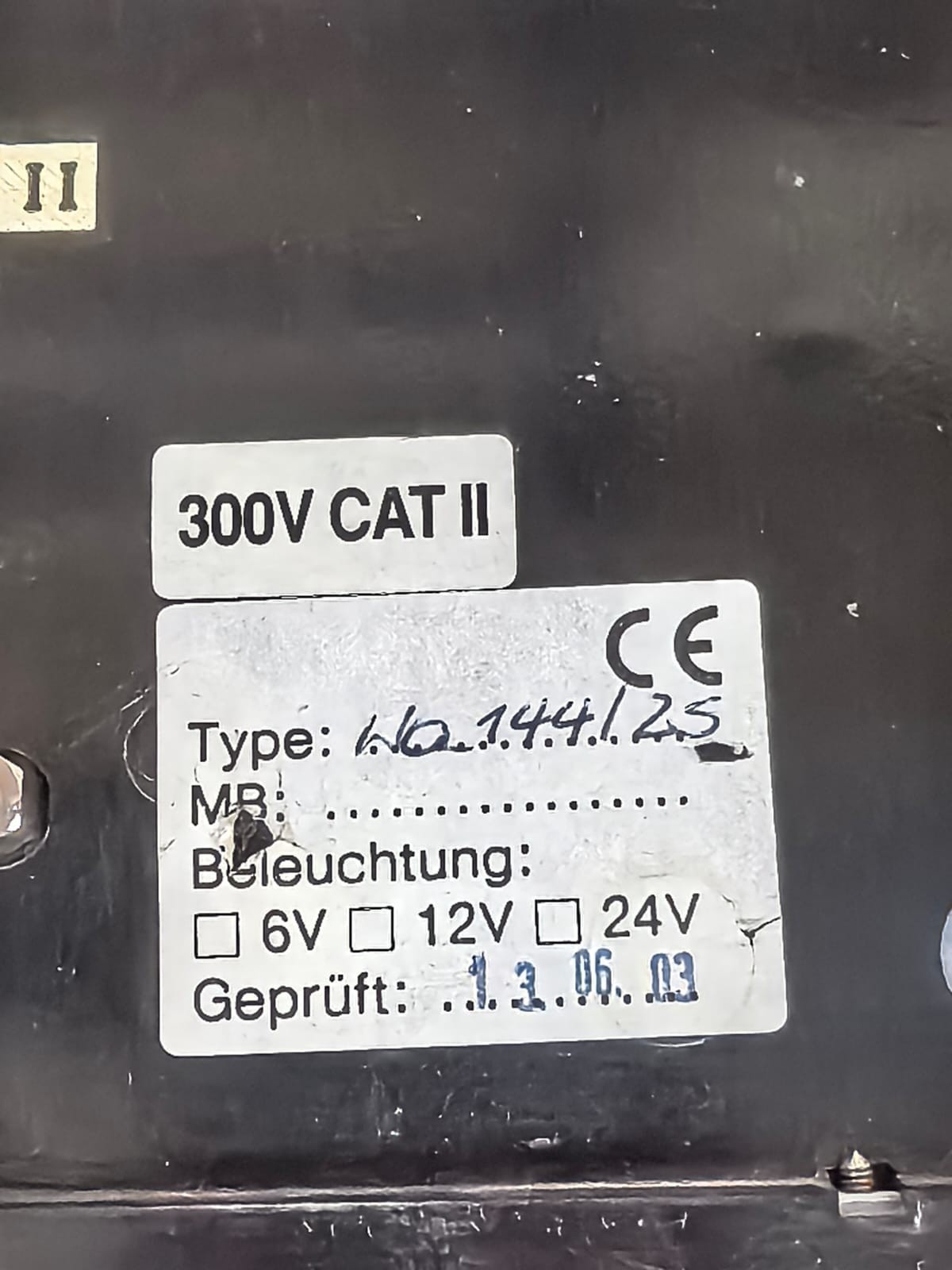 CEWE WO-144/2S CEWE INSTRUMENT WO-144/2S DOUBLE ANALOG VOLMETER 300V CATII 6