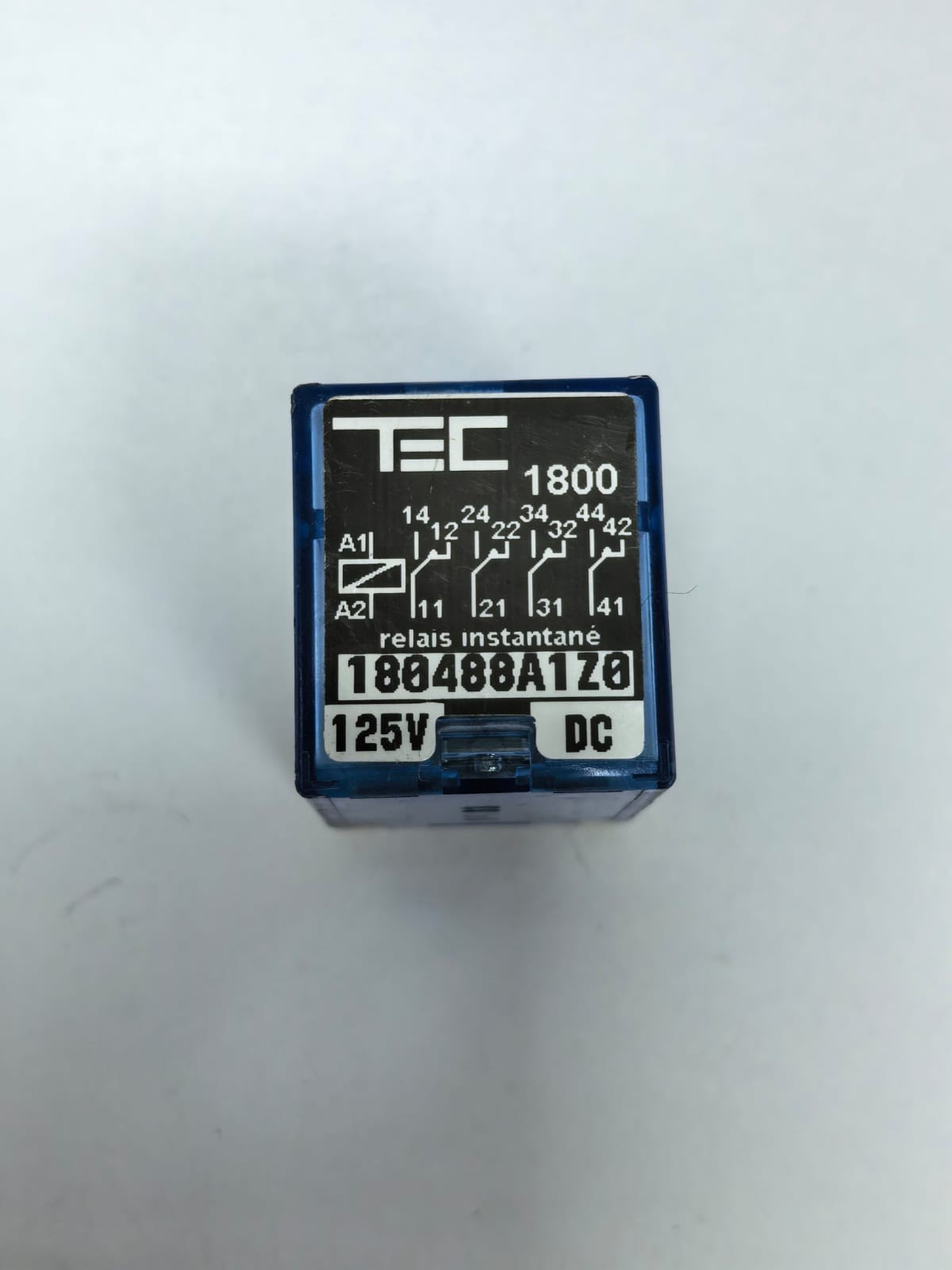 TEC TEC 1800 TEC 1800 INSTANTANEOUS RELAYS 180488A1Z0 125V DC 2