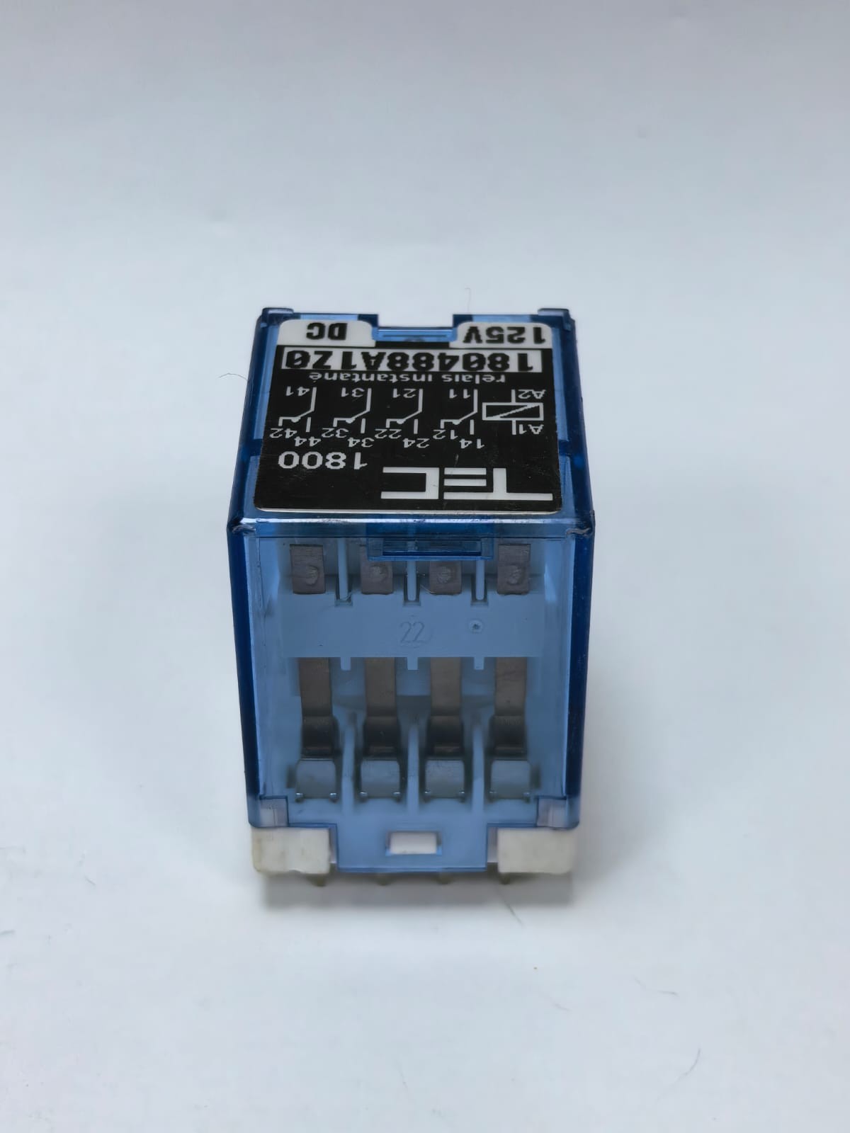 TEC TEC 1800 TEC 1800 INSTANTANEOUS RELAYS 180488A1Z0 125V DC 5