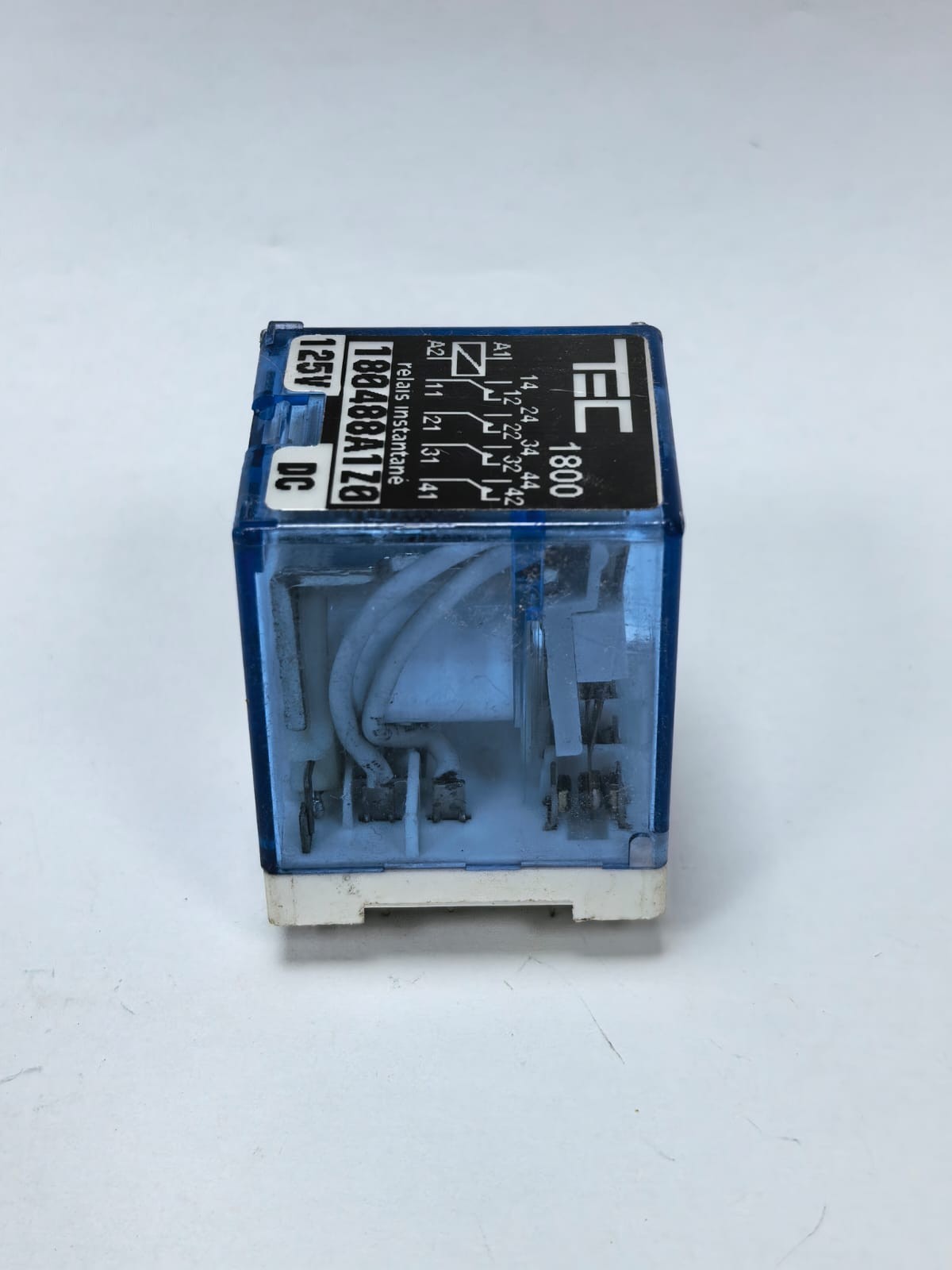 TEC TEC 1800 TEC 1800 INSTANTANEOUS RELAYS 180488A1Z0 125V DC 6