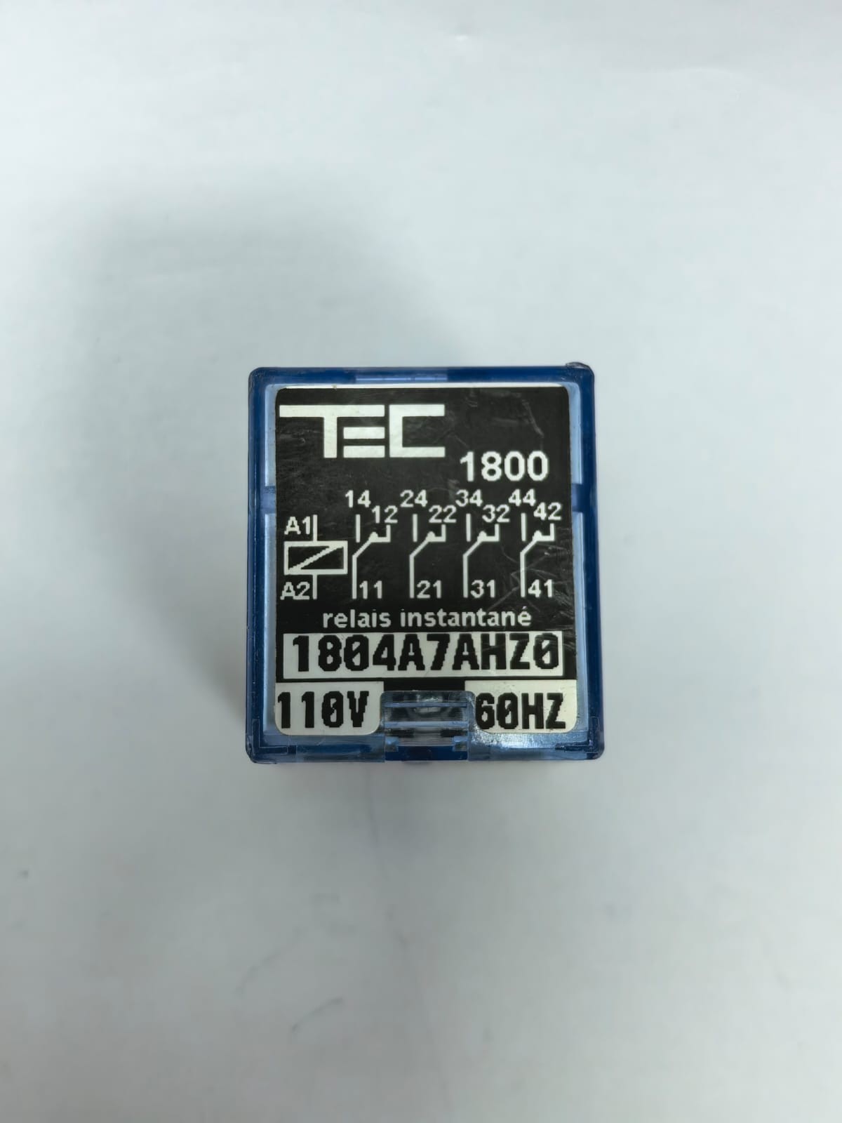 TEC TEC 1800 TEC 1800 INSTANTANEOUS RELAYS 1804A7AHZ0 110V 60HZ 2