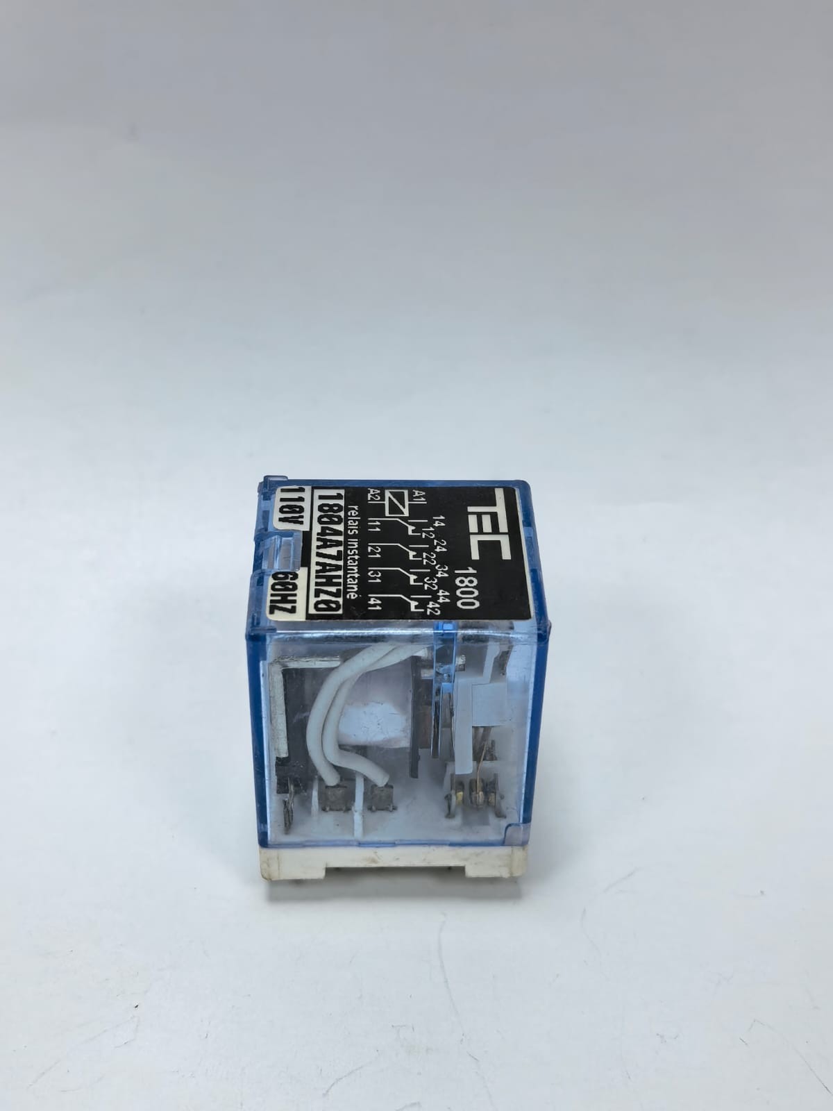 TEC TEC 1800 TEC 1800 INSTANTANEOUS RELAYS 1804A7AHZ0 110V 60HZ 7