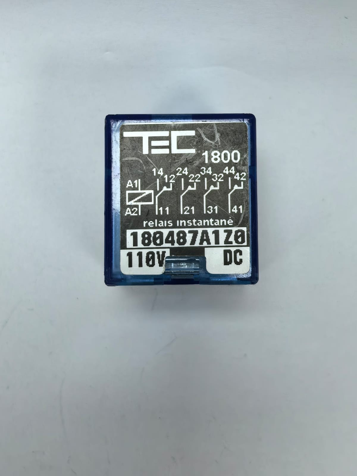 TEC TEC 1800 TEC 1800 INSTANTANEOUS RELAYS 180487A1Z0 110V DC 2