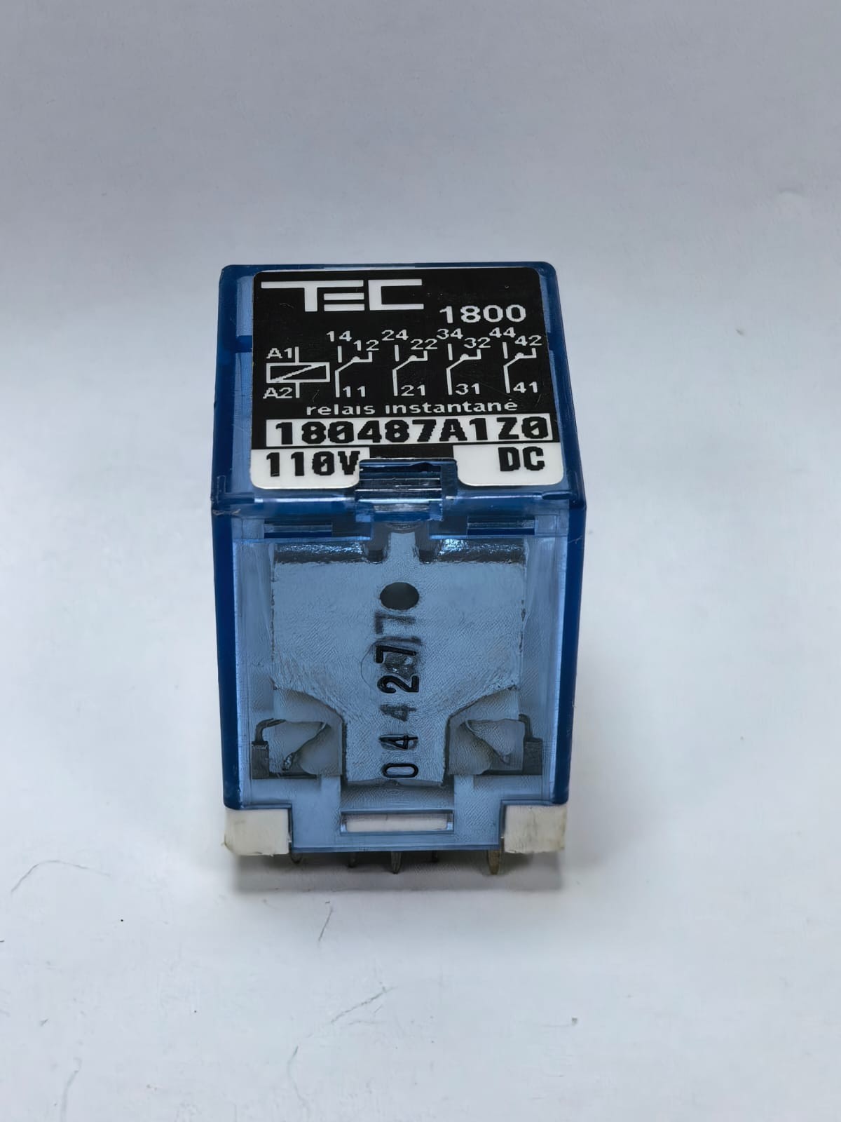 TEC TEC 1800 TEC 1800 INSTANTANEOUS RELAYS 180487A1Z0 110V DC 4