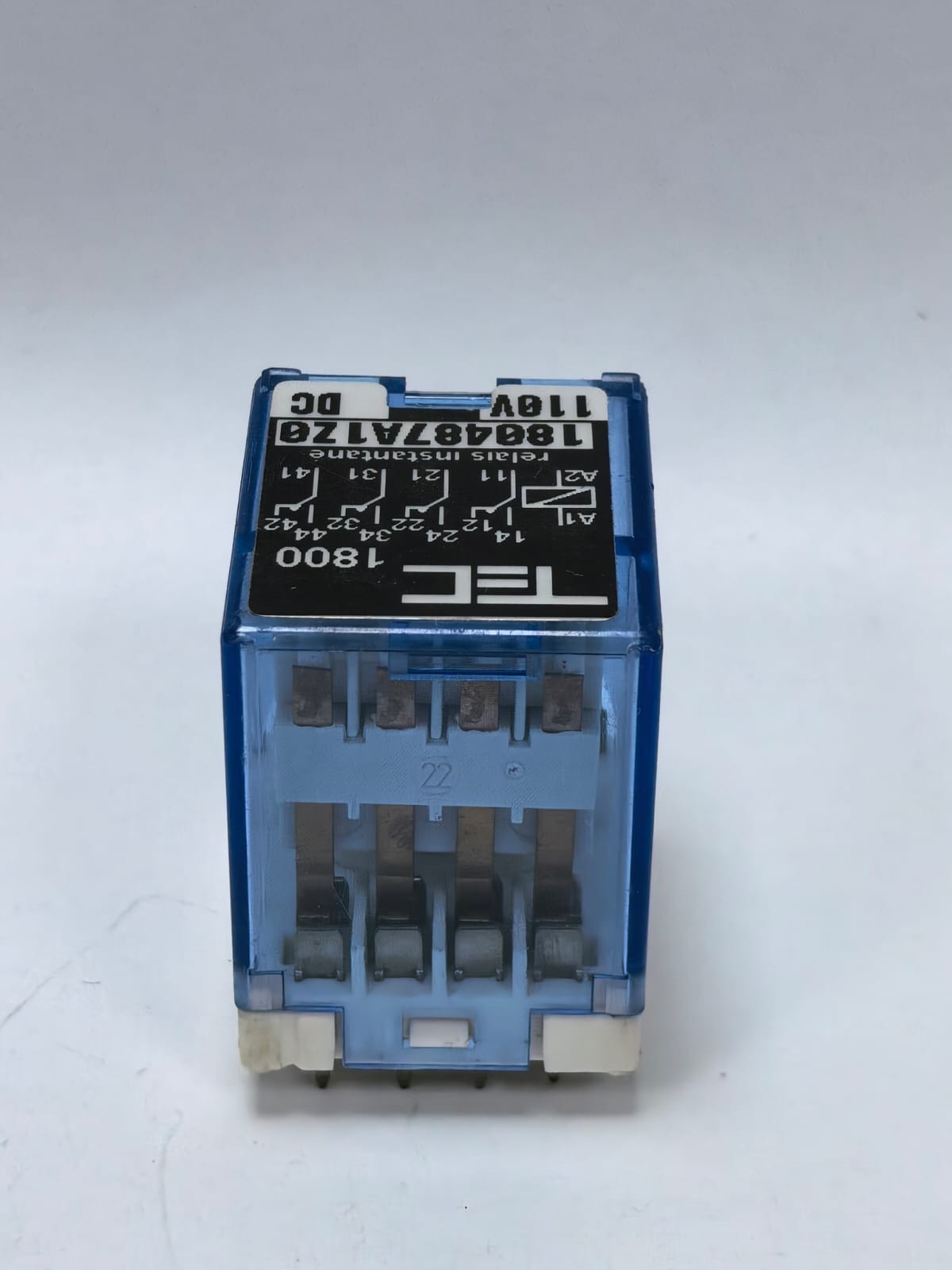 TEC TEC 1800 TEC 1800 INSTANTANEOUS RELAYS 180487A1Z0 110V DC 5