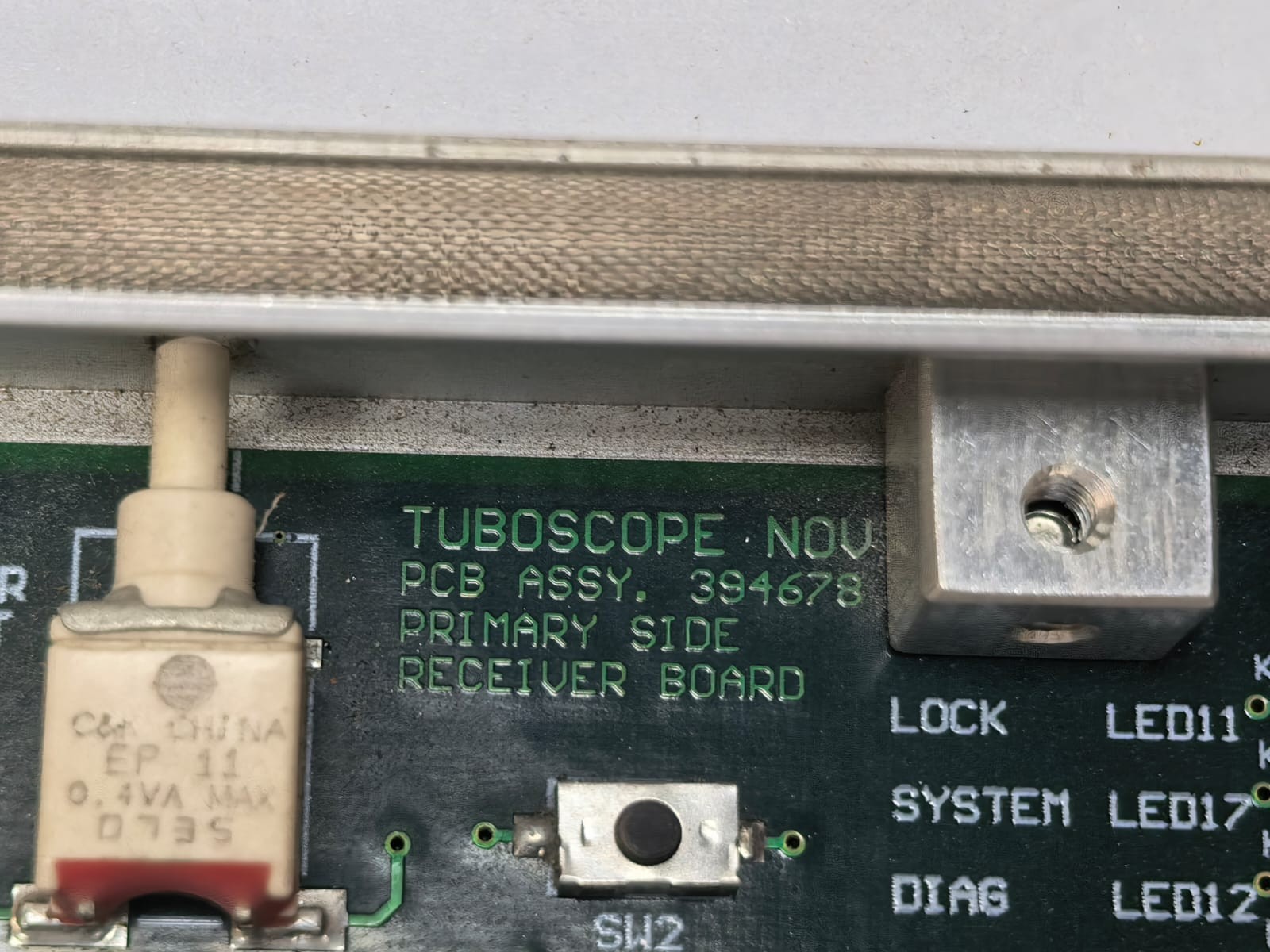 TUBOSCOPE NOV 394678 TUBOSCOPE NOV.394678 PCB ASSY PRIMARY SIDE RECEIVER BOARD 3