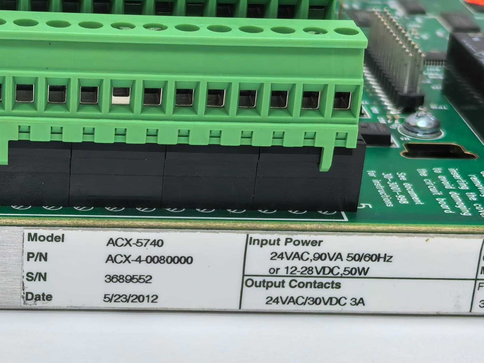 Schneider Electric ACX-5740 SCHNEIDER ELECTRIC ACX-5740 ANDOVER CONTINUUM ACX SERIES ACX-4-0080000 2