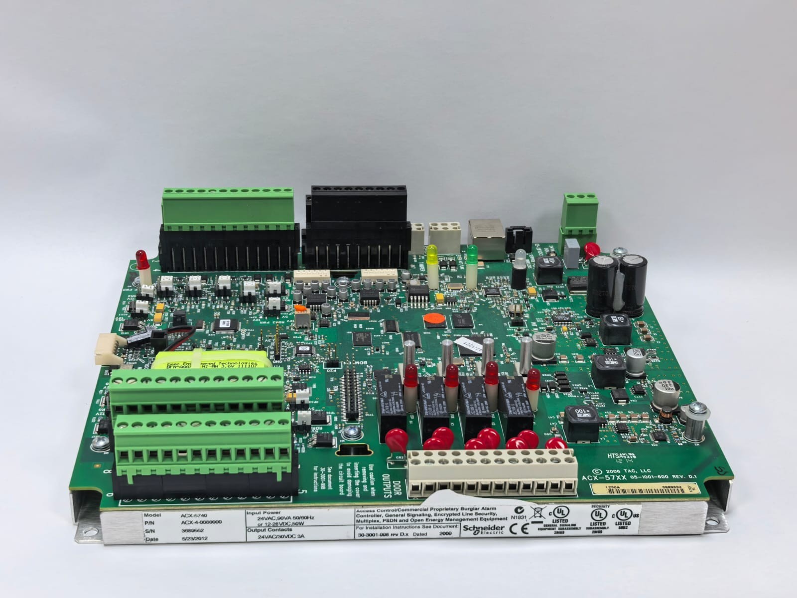 Schneider Electric ACX-5740 SCHNEIDER ELECTRIC ACX-5740 ANDOVER CONTINUUM ACX SERIES ACX-4-0080000 5