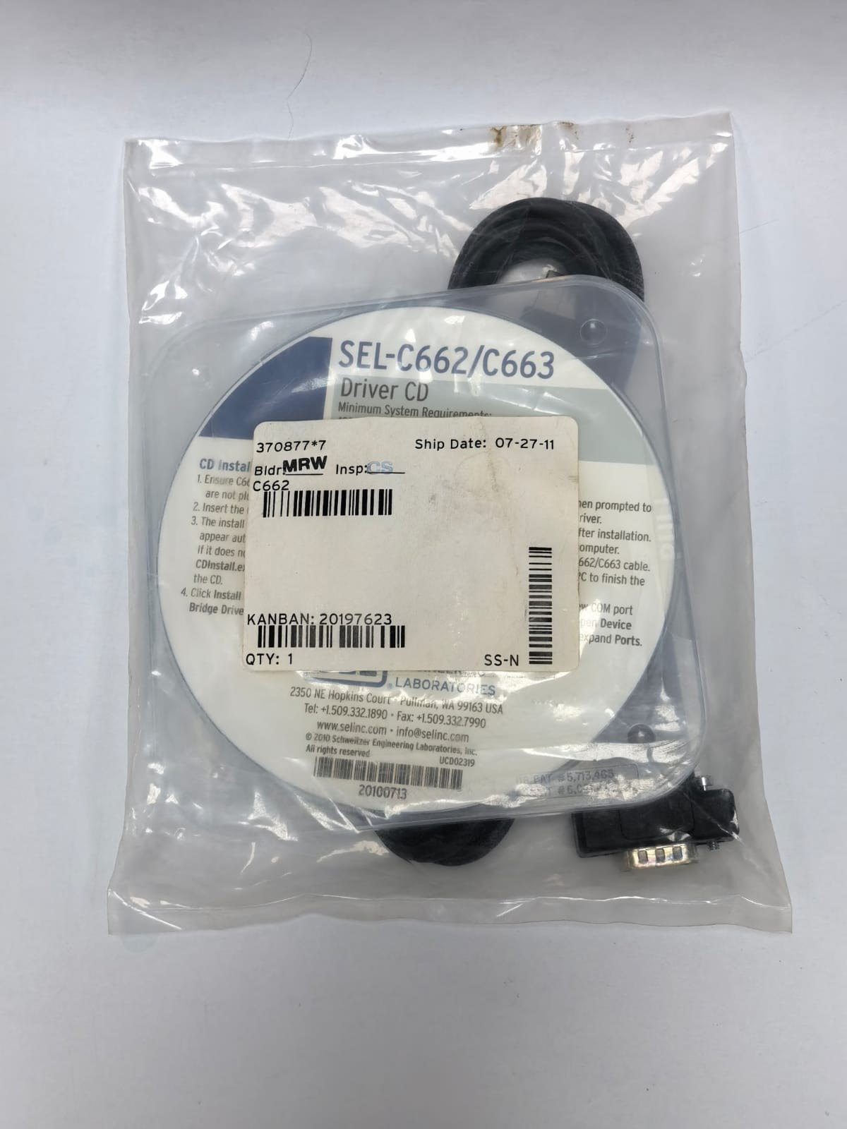 SEL C662 SEL C662 USB SERIAL CABLES 10