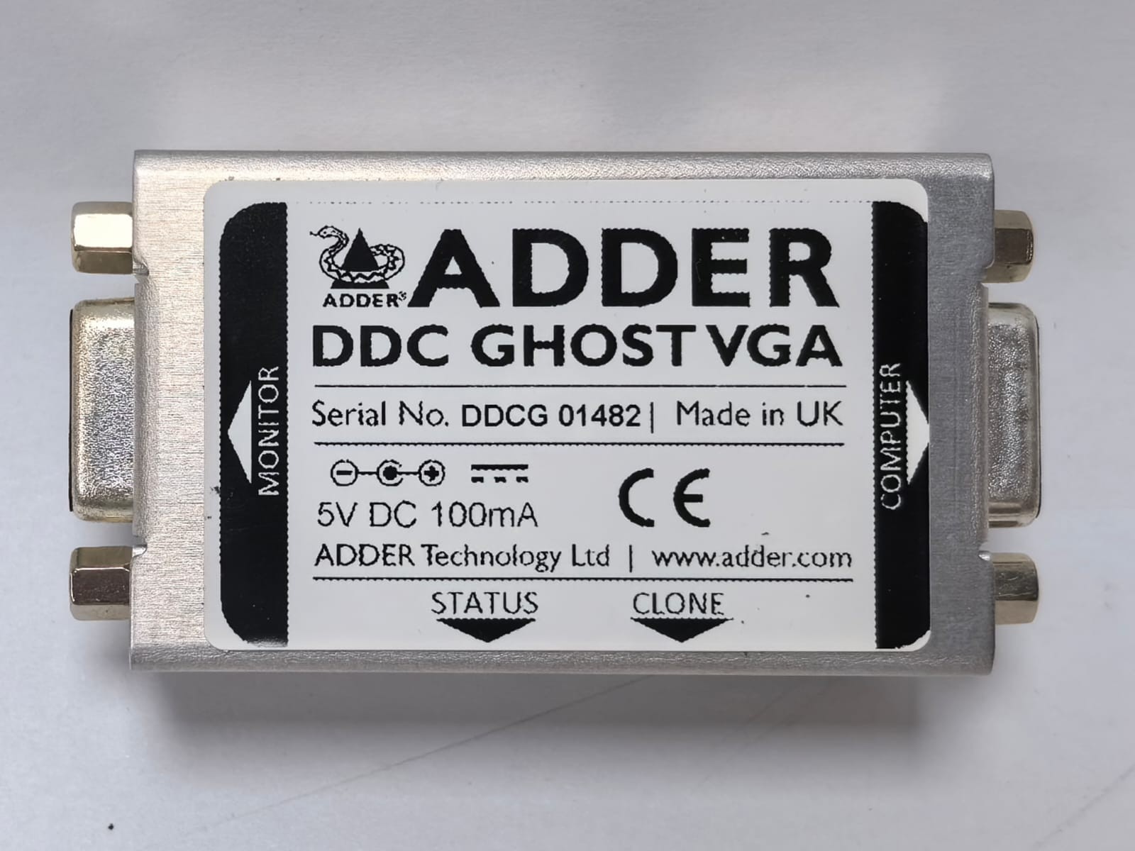 ADDER DDC GHOST MODULE ADDER DDC GHOST MODULE FOR VGA SIGNALS 2