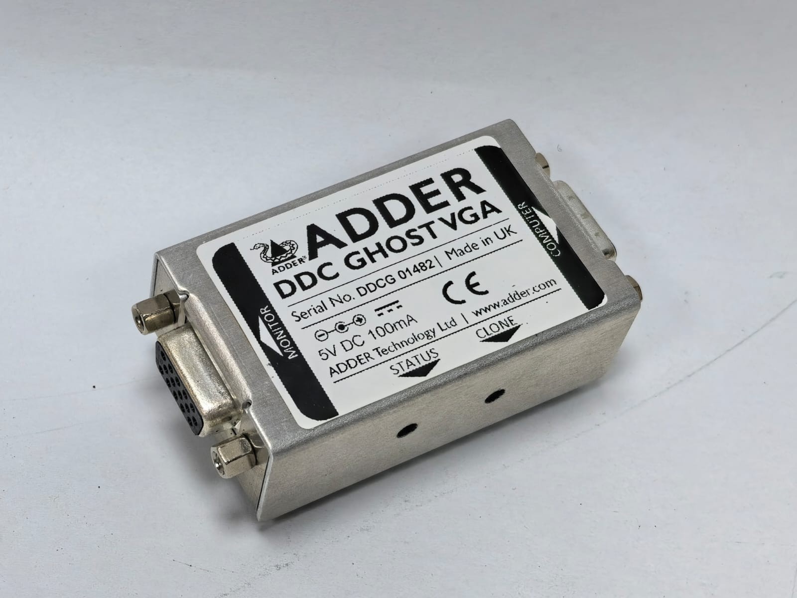ADDER DDC GHOST MODULE ADDER DDC GHOST MODULE FOR VGA SIGNALS 10