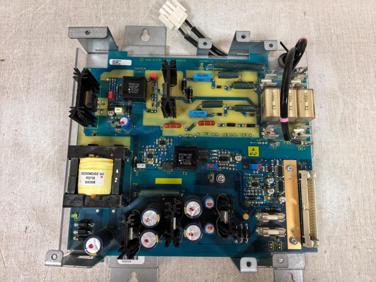 GE MV3000 GE ENERGY ALSTOM MVC3003-4003ASC REV.0016 MV3000 SMPS POWER CONVERSION 5