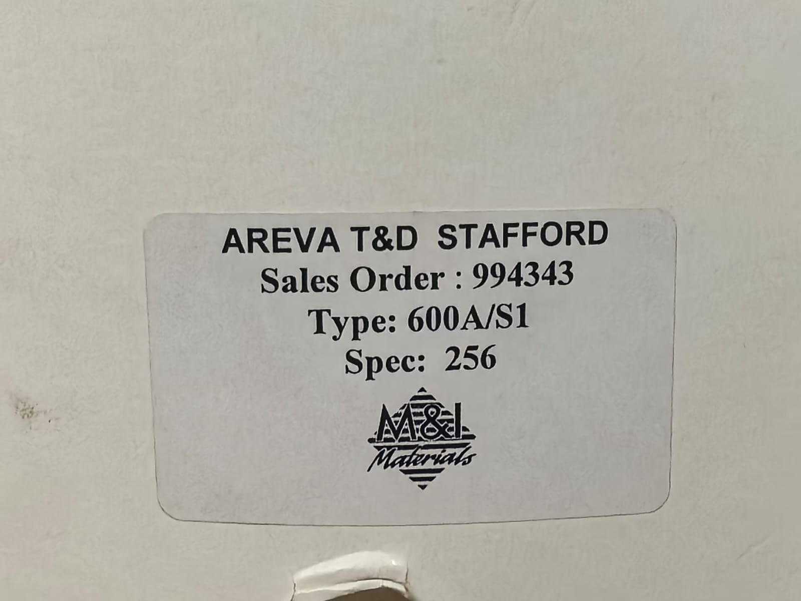 Areva ZB9411016 AREVA T&D STAFFORD ZB9411016 METROSIL S256 600A/S1 3