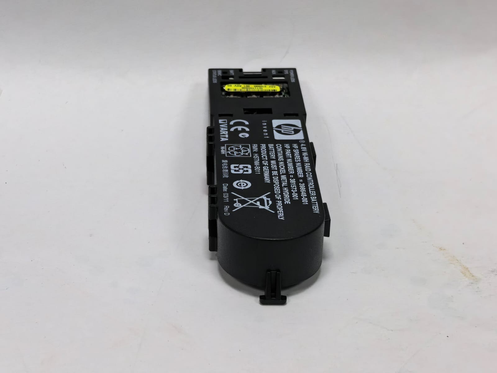 HP 398648-001 HP 398648-001 4.8V NI-MH RAID CONTROLLER BATTERY 6