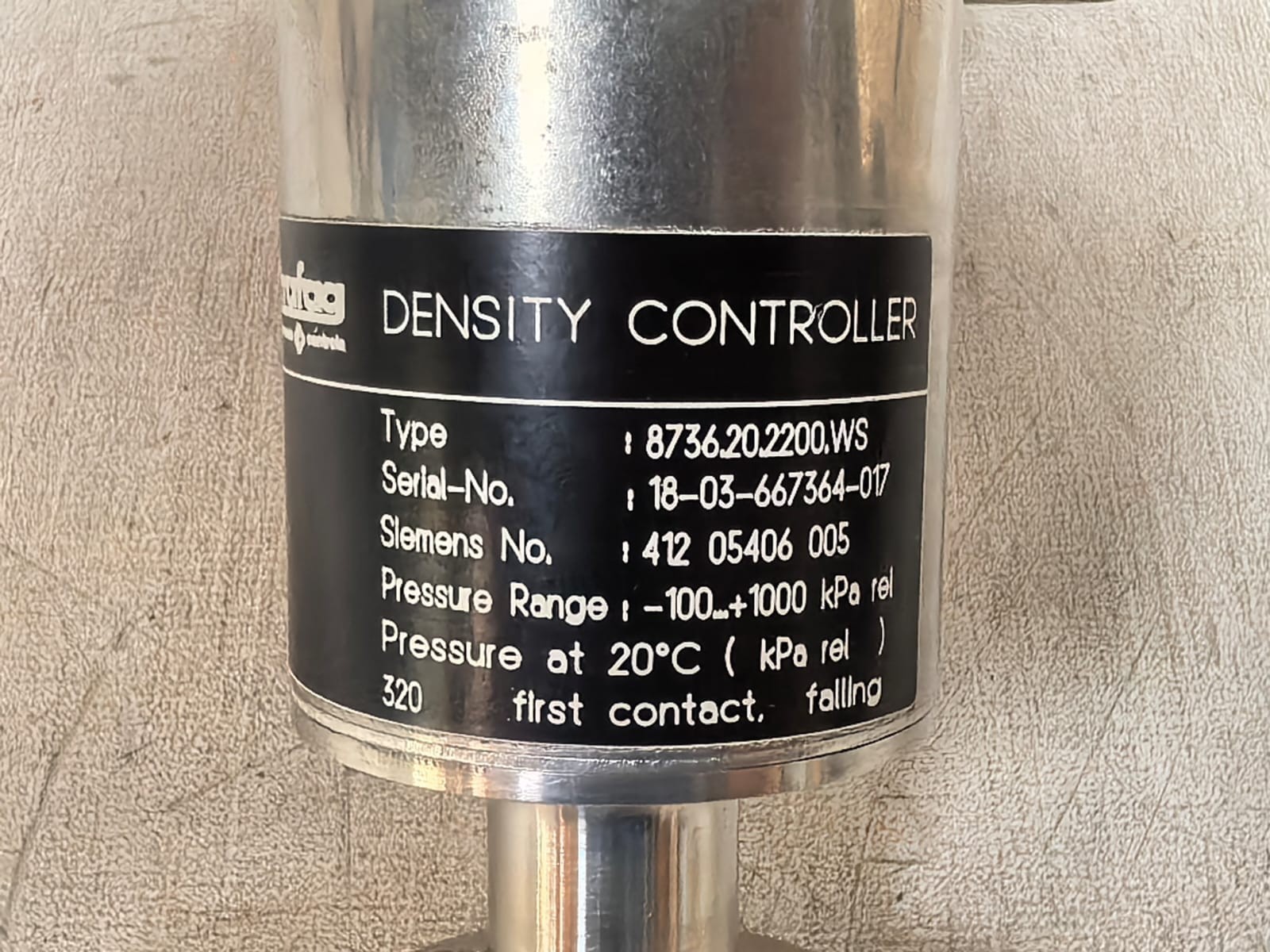 Trafag C20496B TRAFAG C20496B 8736.20.2200.WS DENSITY CONTROLLER 6