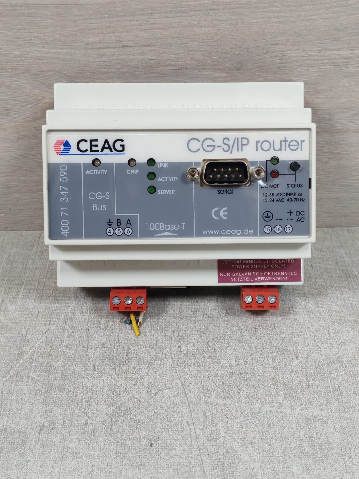 CEAG LIP-3ECTB-CEAG CEAG 40071347590 CG-S/IP ROUTER LIP-3ECTB-CEAG 2