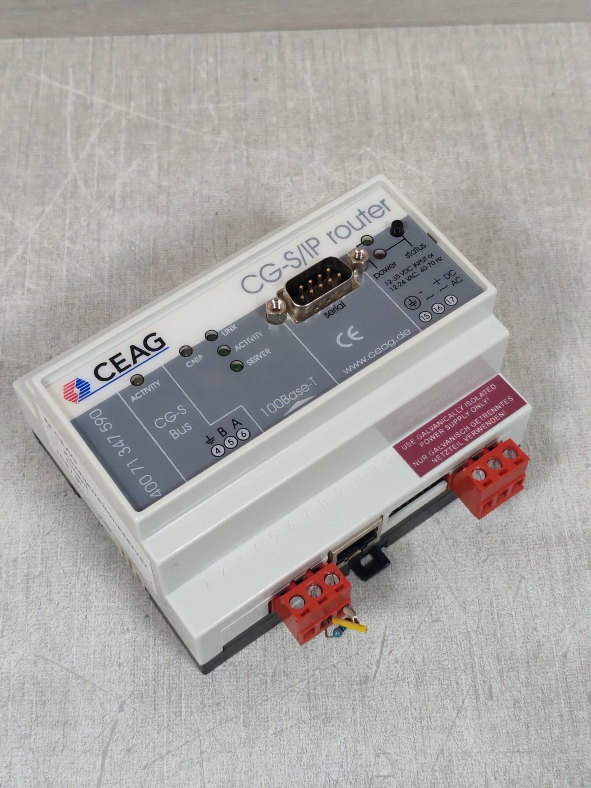 CEAG LIP-3ECTB-CEAG CEAG 40071347590 CG-S/IP ROUTER LIP-3ECTB-CEAG 6
