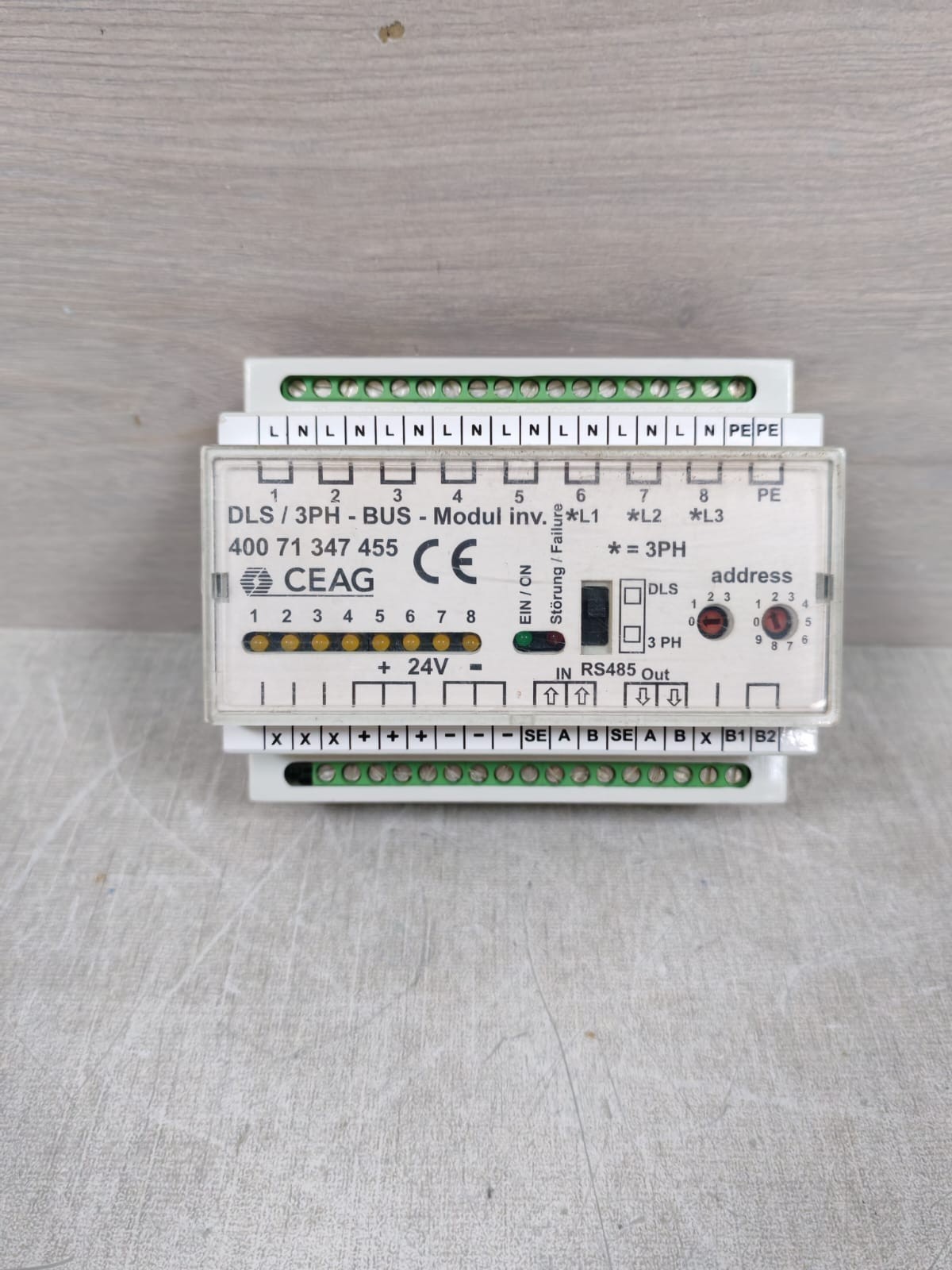Cooper Crouse-Hinds DLS/3PH-BUS MODUL INV. COOPER CROUSE-HINDS DLS/3PH-BUS MODUL INV. 40071347455 AKT.&STAND:0 Z436_0 2