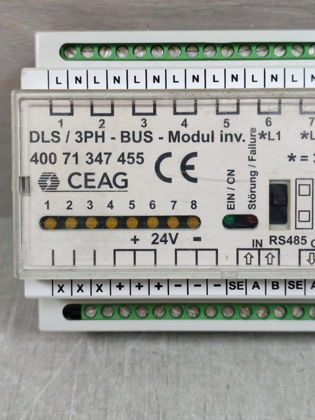Cooper Crouse-Hinds DLS/3PH-BUS MODUL INV. COOPER CROUSE-HINDS DLS/3PH-BUS MODUL INV. 40071347455 AKT.&STAND:0 Z436_0 3