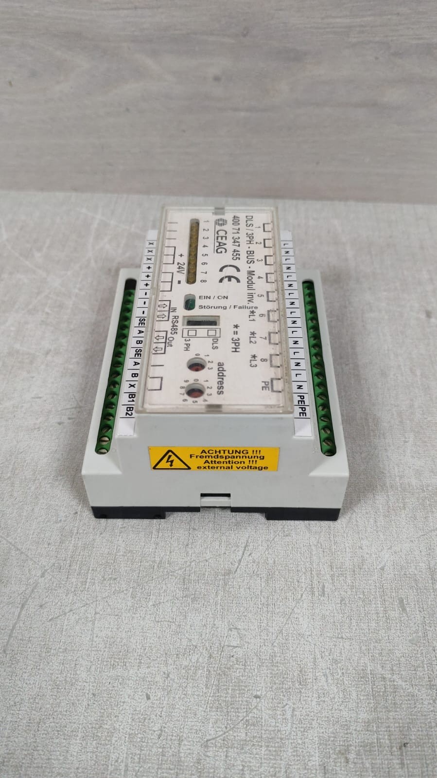 Cooper Crouse-Hinds DLS/3PH-BUS MODUL INV. COOPER CROUSE-HINDS DLS/3PH-BUS MODUL INV. 40071347455 AKT.&STAND:0 Z436_0 4