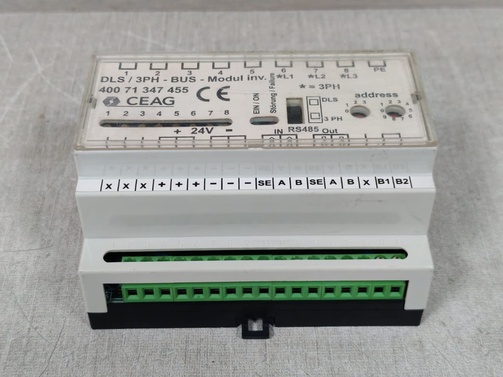 Cooper Crouse-Hinds DLS/3PH-BUS MODUL INV. COOPER CROUSE-HINDS DLS/3PH-BUS MODUL INV. 40071347455 AKT.&STAND:0 Z436_0 9