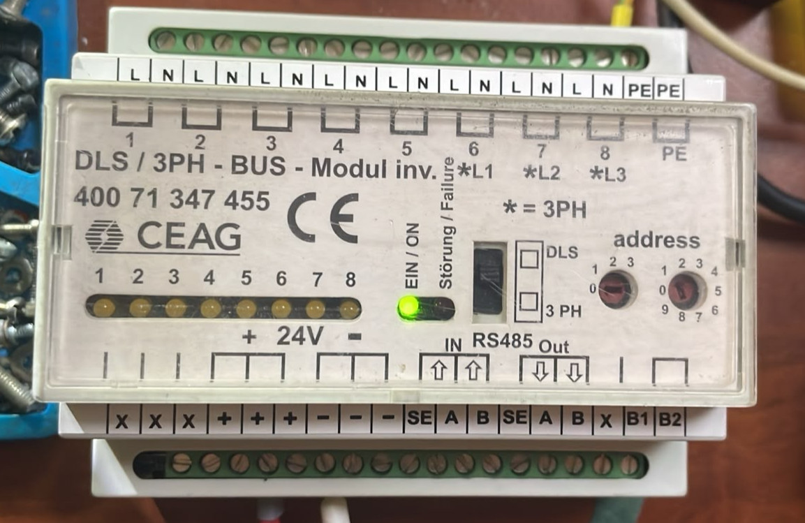 COOPER CROUSE-HINDS DLS/3PH-BUS MODUL INV. 40071347455 AKT.&STAND:0 Z436_0
