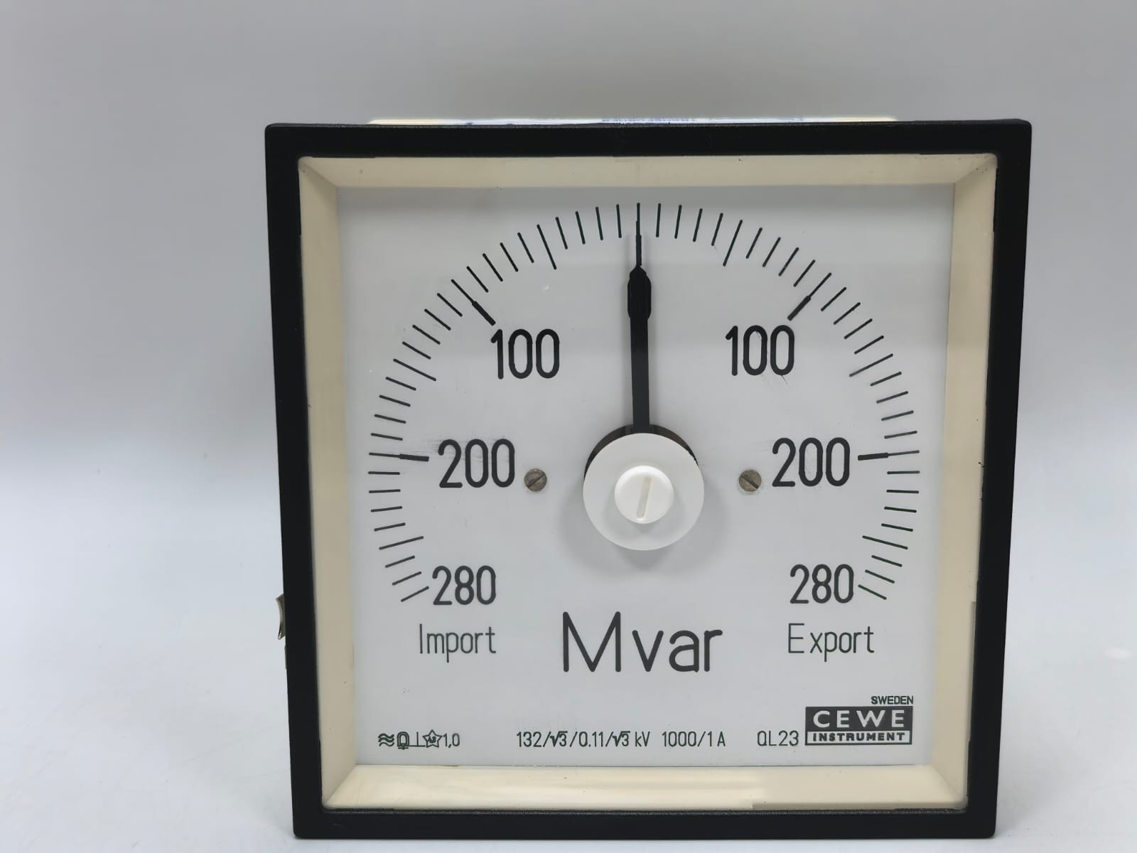 CEWE QL23 CEWE INSTRUMENTS QL23 ANALOG PANEL METER 280-0-280MVAR 3