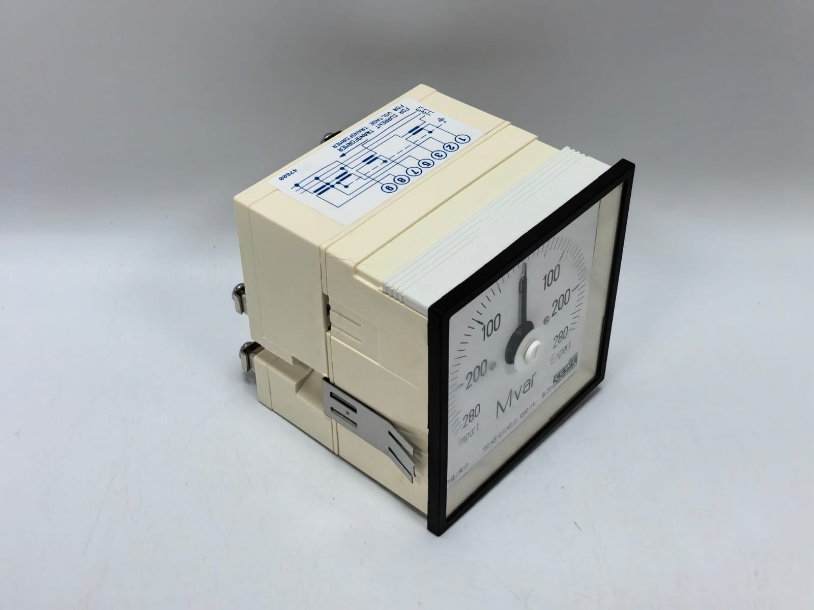 CEWE QL23 CEWE INSTRUMENTS QL23 ANALOG PANEL METER 280-0-280MVAR 9