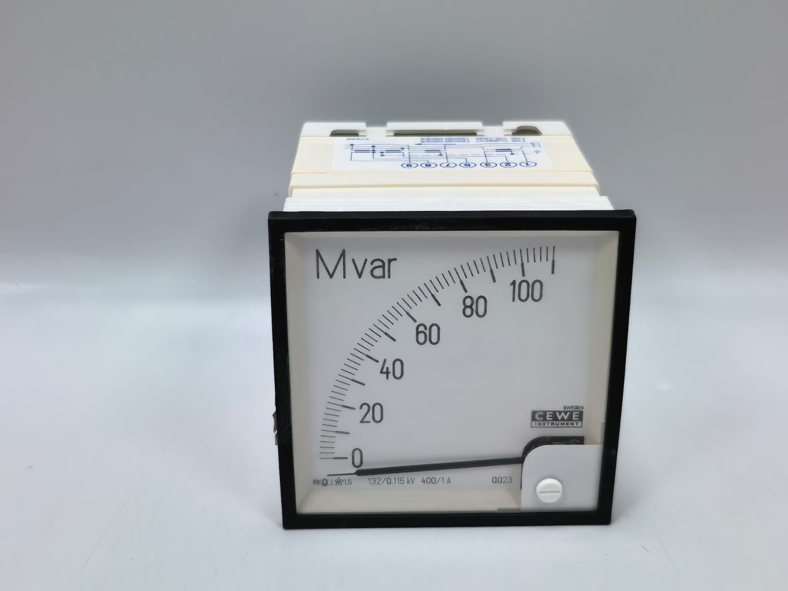 CEWE QQ23 CEWE INSTRUMENT QQ23 ANALOG PANEL METER 0-110MVAR 2