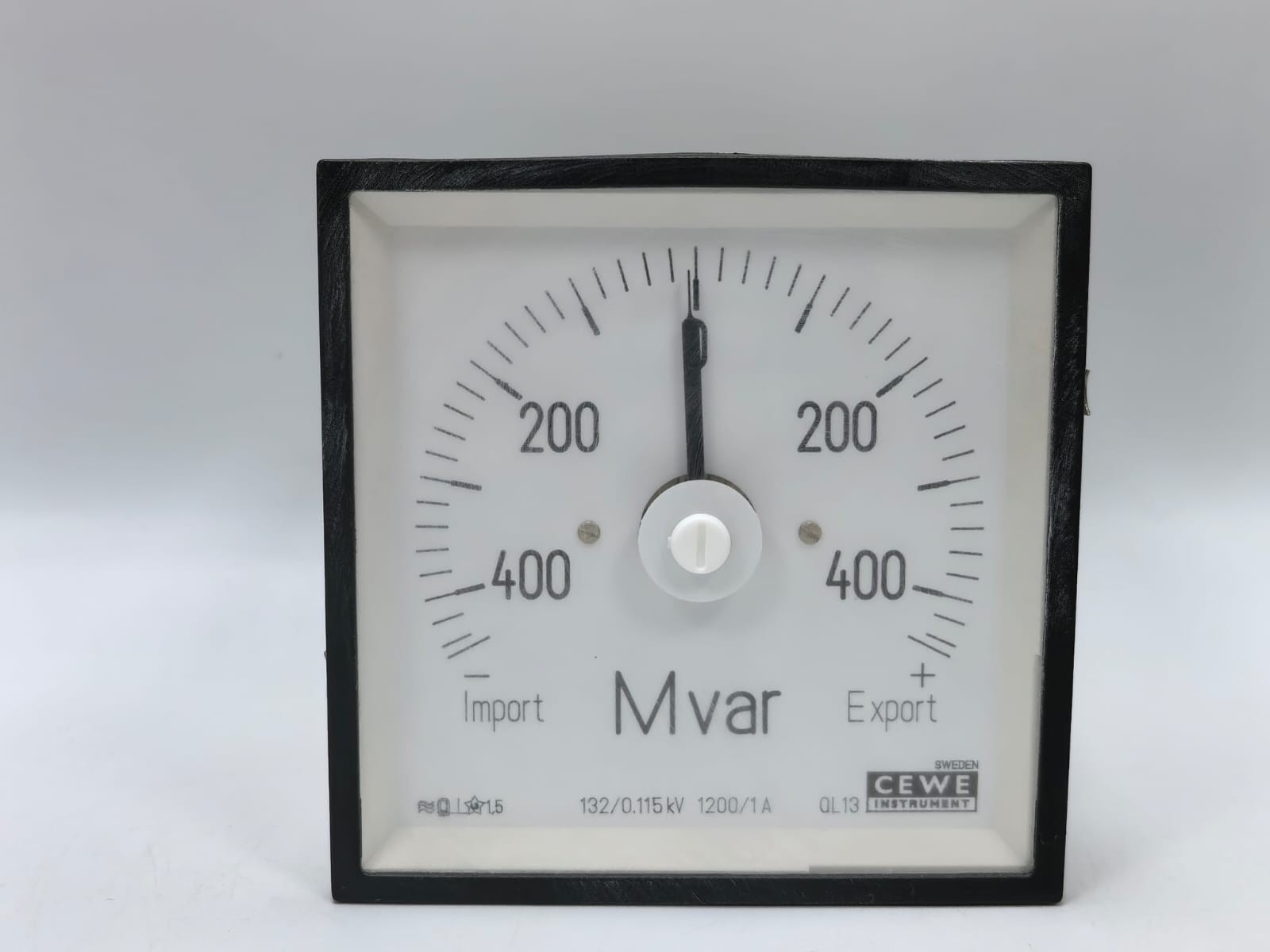 CEWE QL13 CEWE INSTRUMENTS QL13 ANALOG PANEL METER 450-0-450MVAR 3