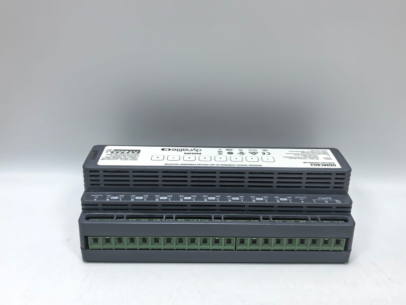 Philips DDMC802 PHILIPS DYNALITE DDMC802 MODULAR CONTROLLER FW.1.06 100-240V -50/60HZ,16A MAX 5