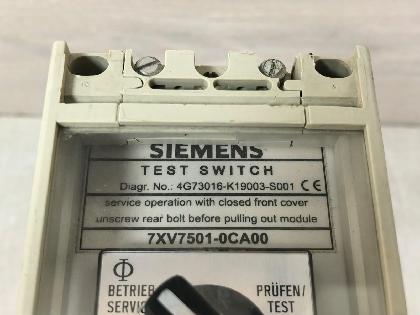 Siemens SIEMENS 7XV7501-0CA00 SIEMENS 7XV7501-0CA00 TEST SWITCH 3