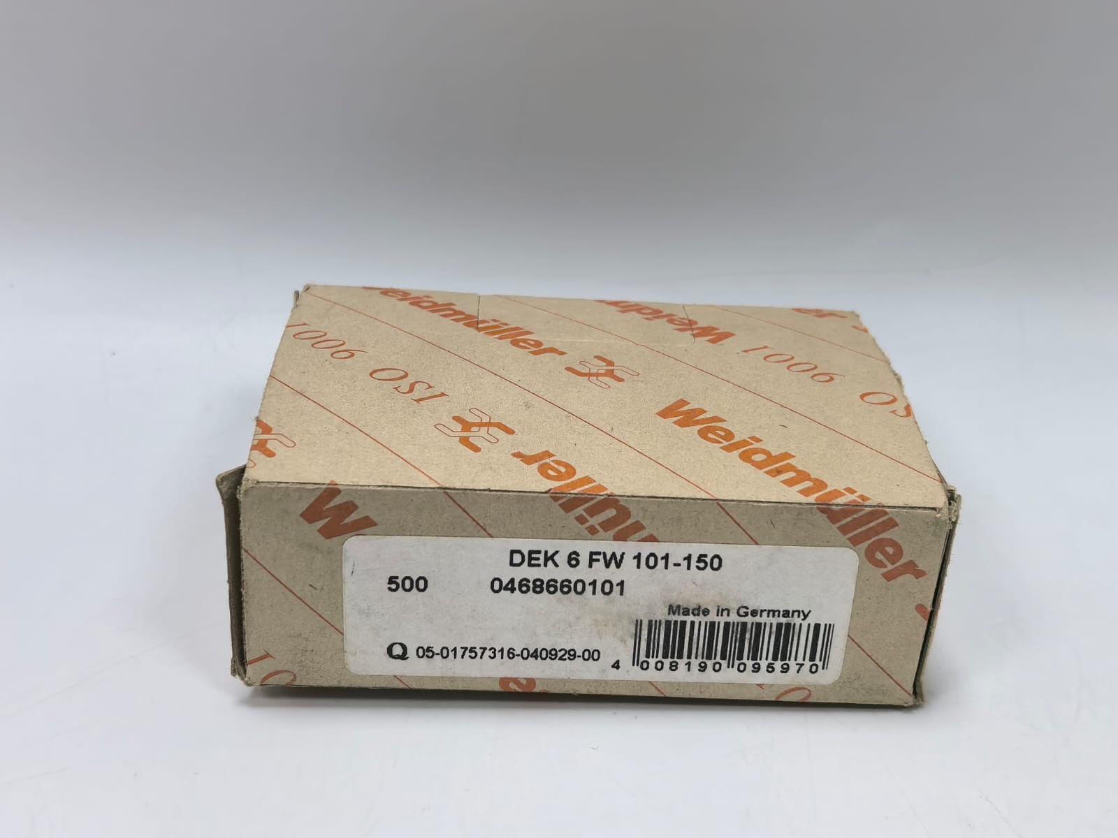 Weidmuller DEK 6 FW 101-150 WEIDMULLER DEK 6 FW 101-150 TERMINAL MARKER 0468660101 8