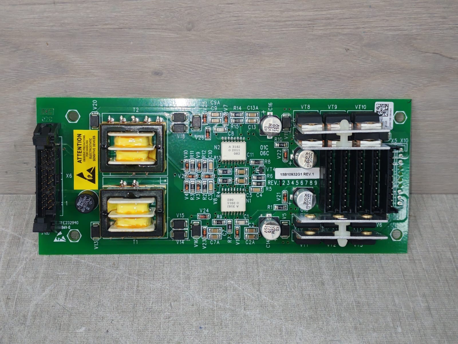 Emerson 15B10932G1 REV.1 /15H50545 REV.C VERTIV 15B10932G1 REV.1 /15H50545 REV.C IGBT DRIVER BOARD 2