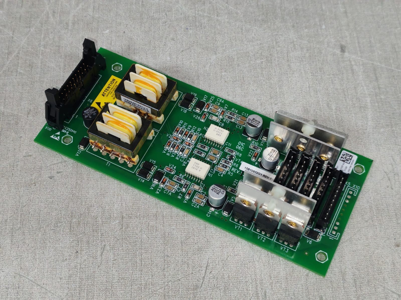 Emerson 15B10932G1 REV.1 /15H50545 REV.C VERTIV 15B10932G1 REV.1 /15H50545 REV.C IGBT DRIVER BOARD 6