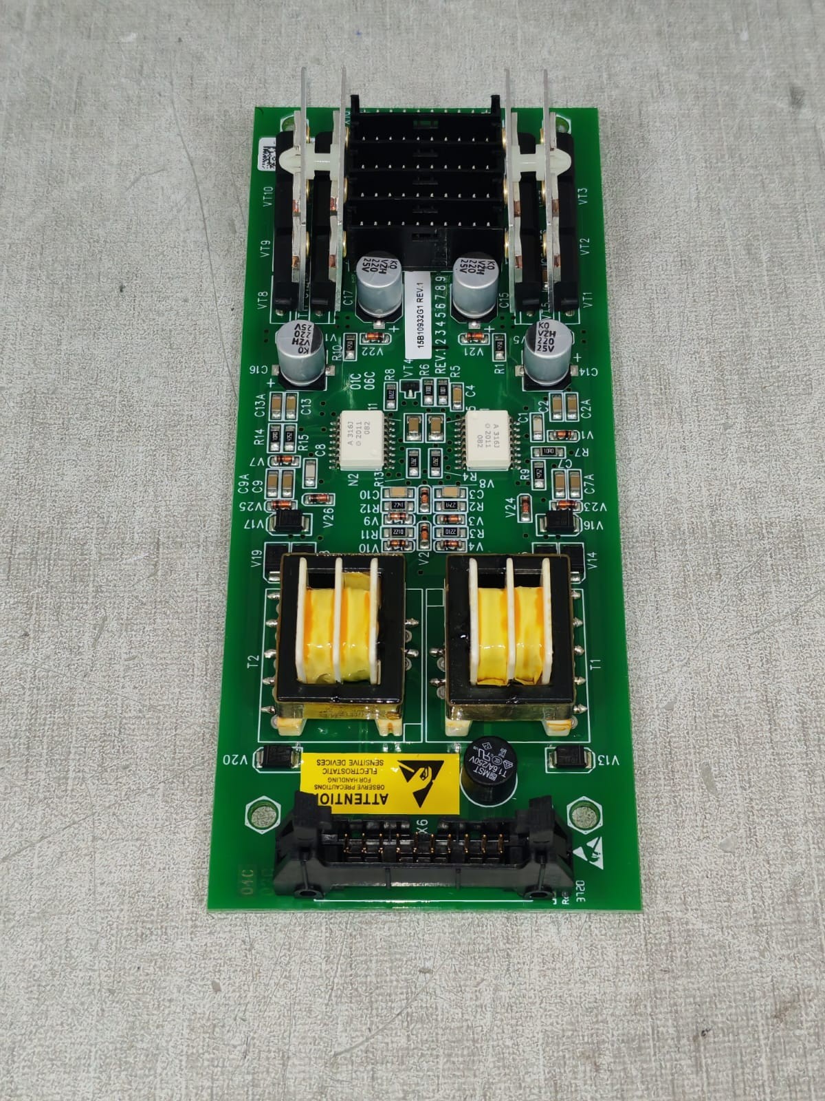 Emerson 15B10932G1 REV.1 /15H50545 REV.C VERTIV 15B10932G1 REV.1 /15H50545 REV.C IGBT DRIVER BOARD 8