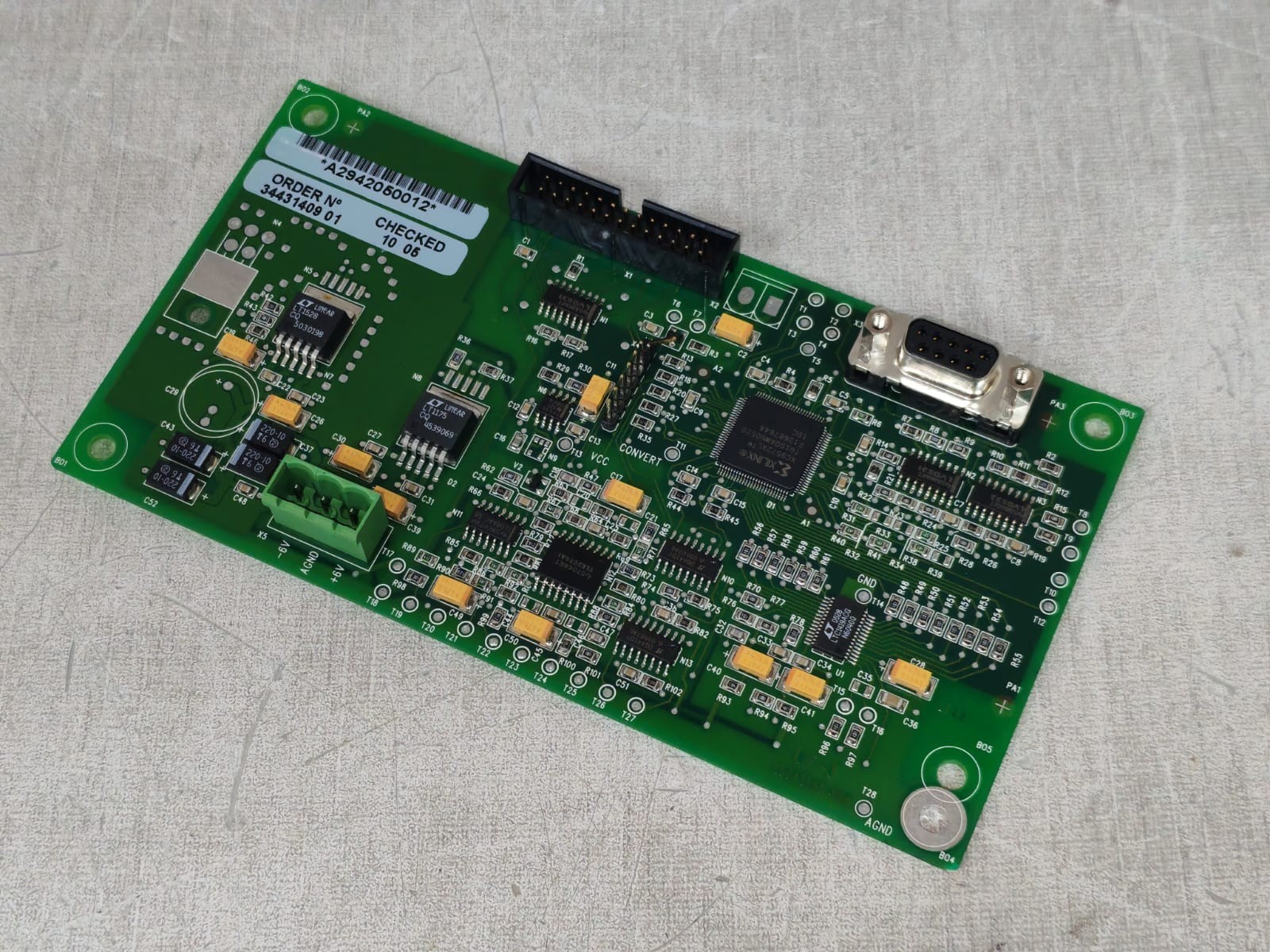 Siemens LIF-3 34431409-01 SIEMENS LIF-3 34431409-01 Z5542595-P04 CIRCUIT BOARD 4