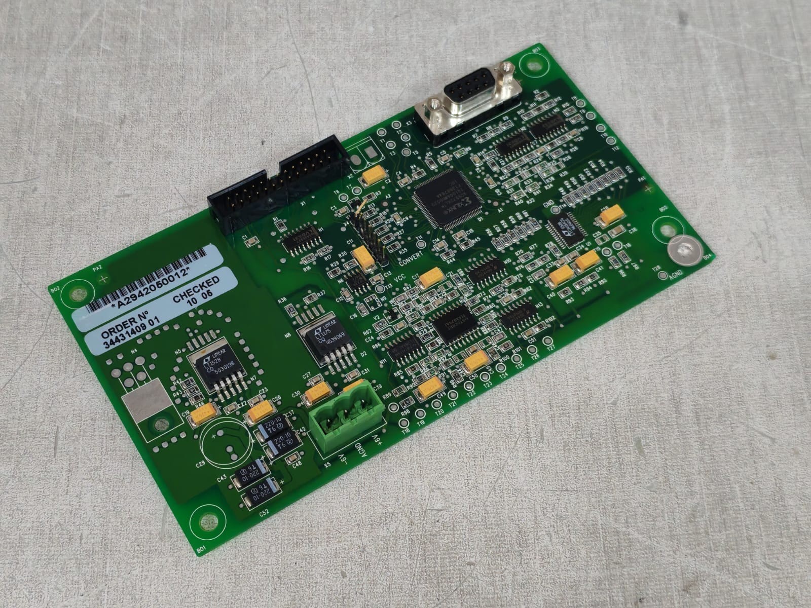 Siemens LIF-3 34431409-01 SIEMENS LIF-3 34431409-01 Z5542595-P04 CIRCUIT BOARD 5